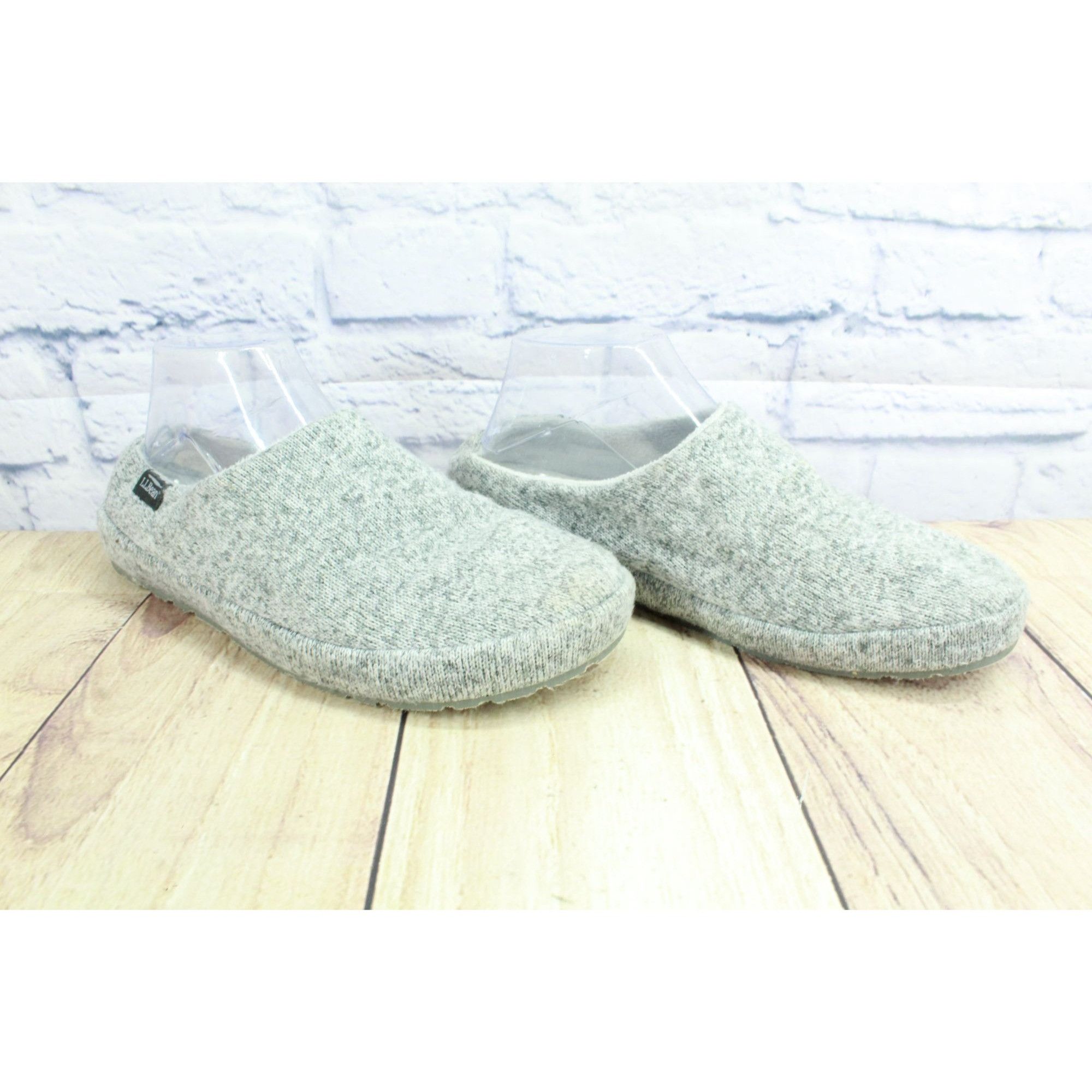 L.L. Bean LL Bean Women's Sweater Fleece Lined Slipper Scuffs Sz 8 M Size US 8 / IT 38 - 3 Thumbnail