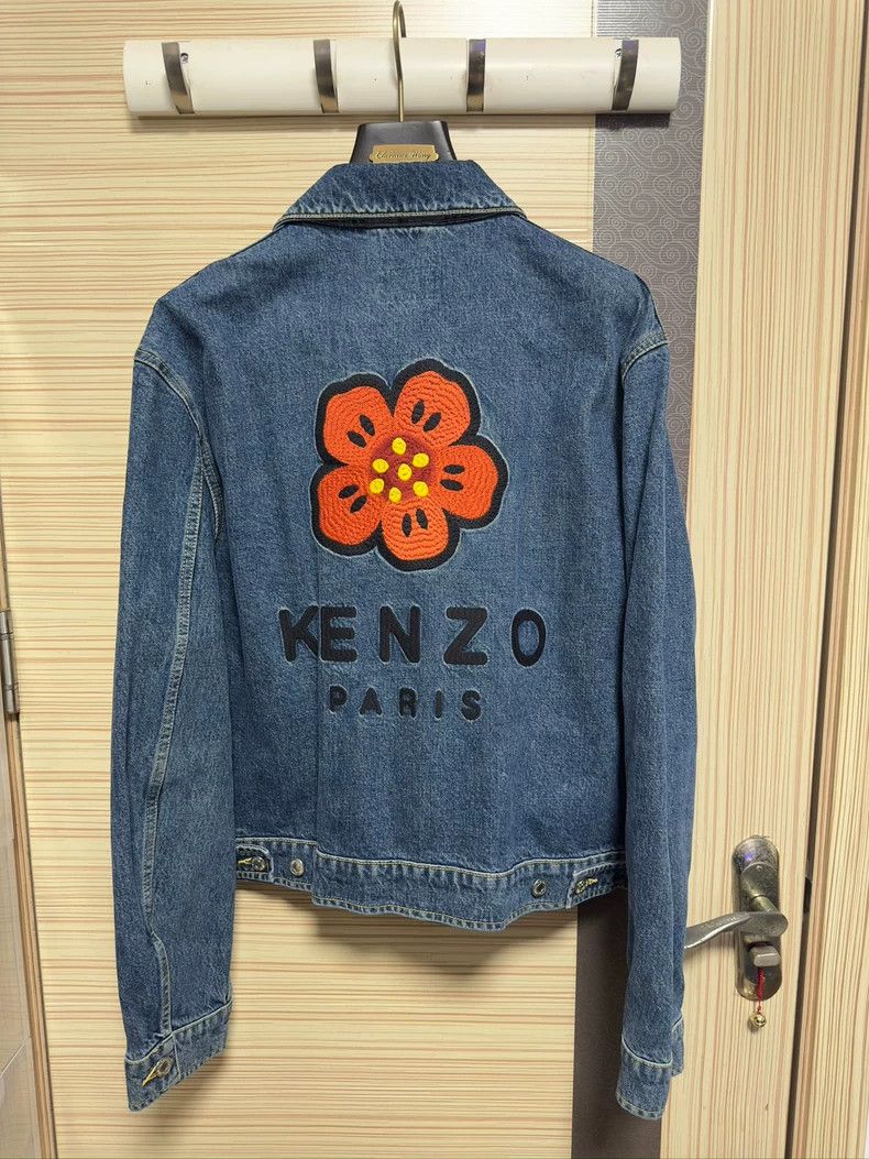 Kenzo KENZO Haitang Flower denim jacket Size US L / EU 52-54 / 3 - 1 Thumbnail
