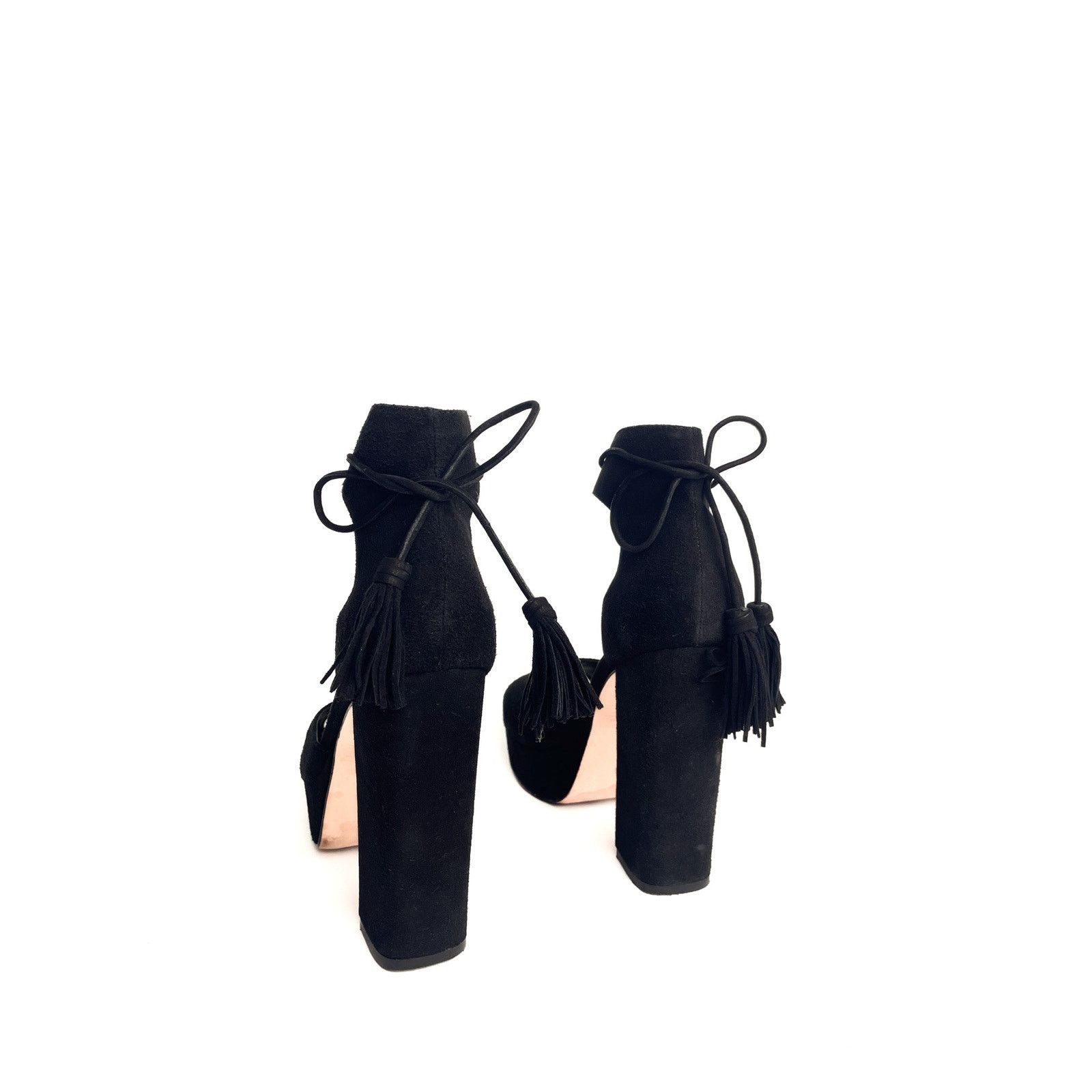 Zimmermann Platform Block Suede Heel Size US 6 / IT 36 - 4 Thumbnail