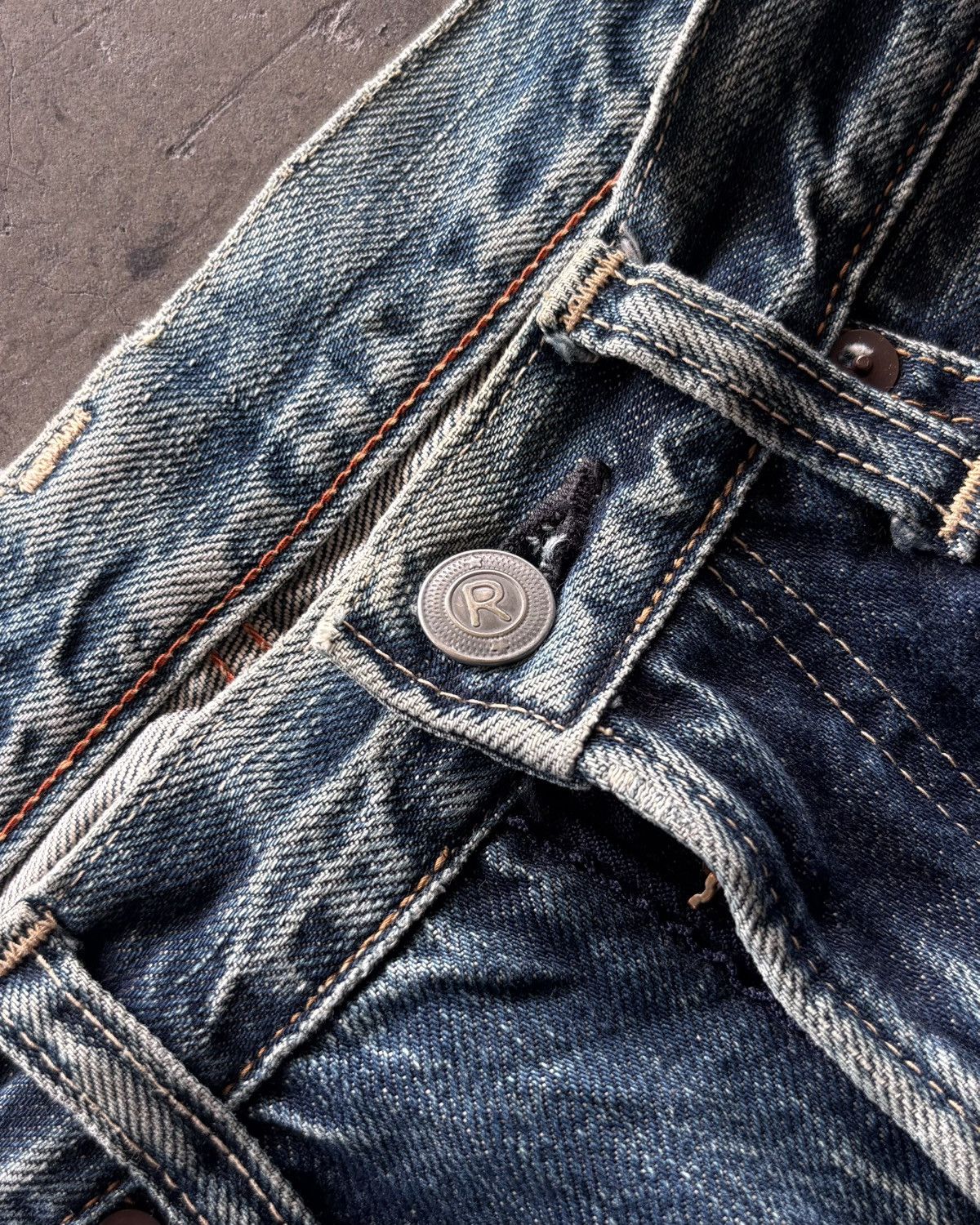 45rpm R by 45rpm Selvedge Washed Denim Jeans Size US 29 - 4 Thumbnail
