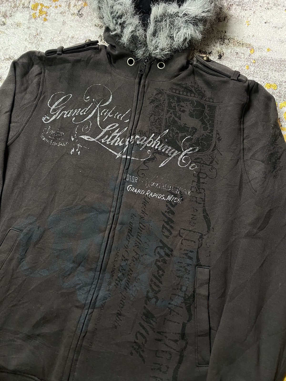 If Six Was Nine Japanes Center Clease Fur Hoodie If6was9 Lgb Style Size US L / EU 52-54 / 3 - 5 Thumbnail