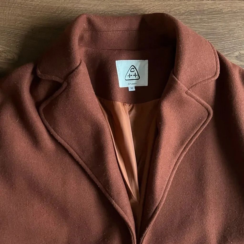 Other Oversized Coat in TEAK Size L / US 10 / IT 46 - 5 Thumbnail