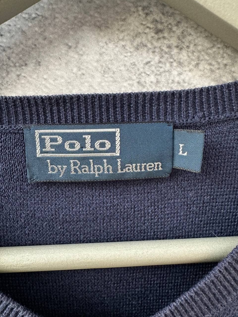 Polo Ralph Lauren × Vintage Polo Ralph Lauren Vintage Navy Vest Gilet Cotton Pullover Size US L / EU 52-54 / 3 - 8 Thumbnail