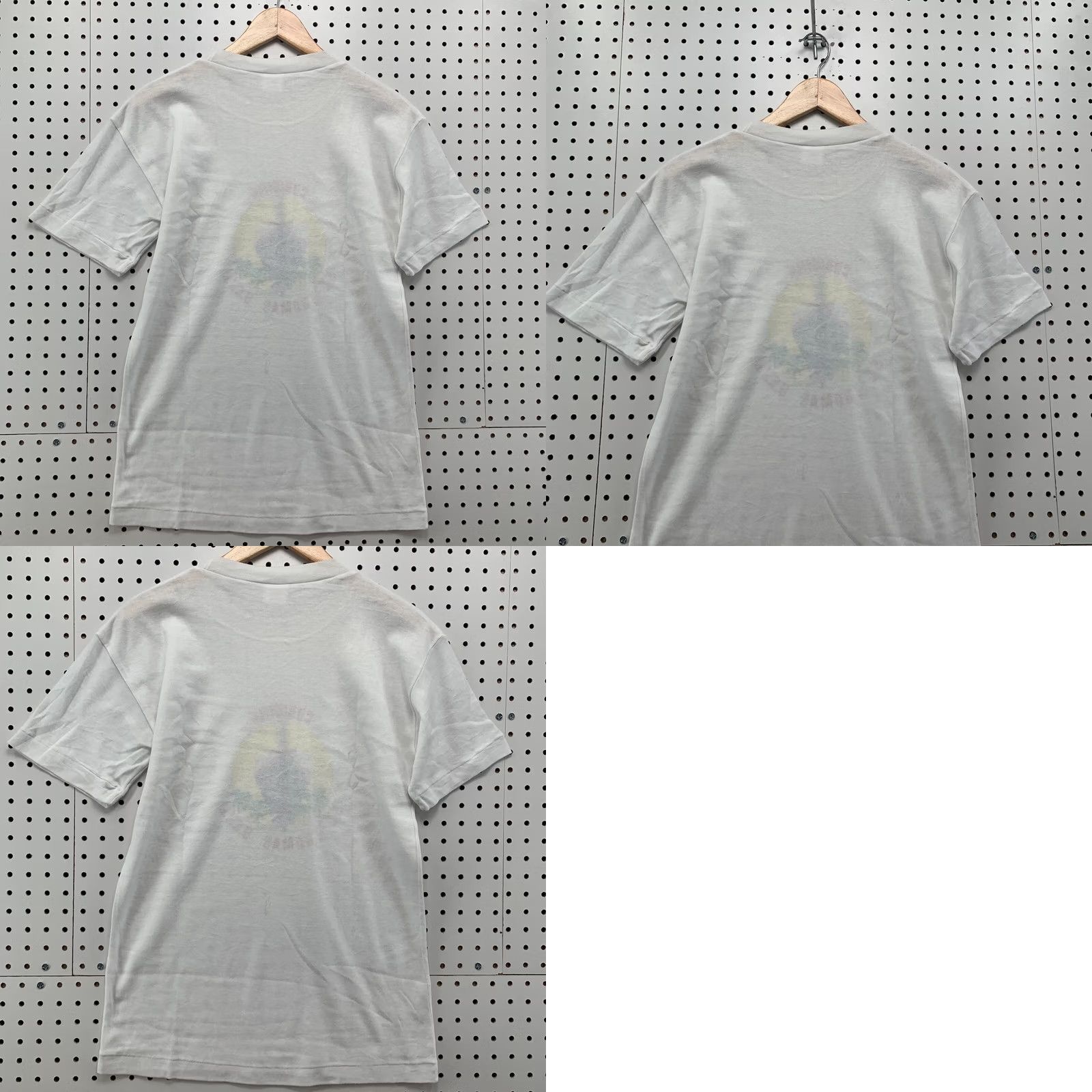 Fruit Of The Loom VINTAGE Cruising ST Thomas Shirt Mens Large White Single Stitch 19x28 Size US L / EU 52-54 / 3 - 10 Thumbnail