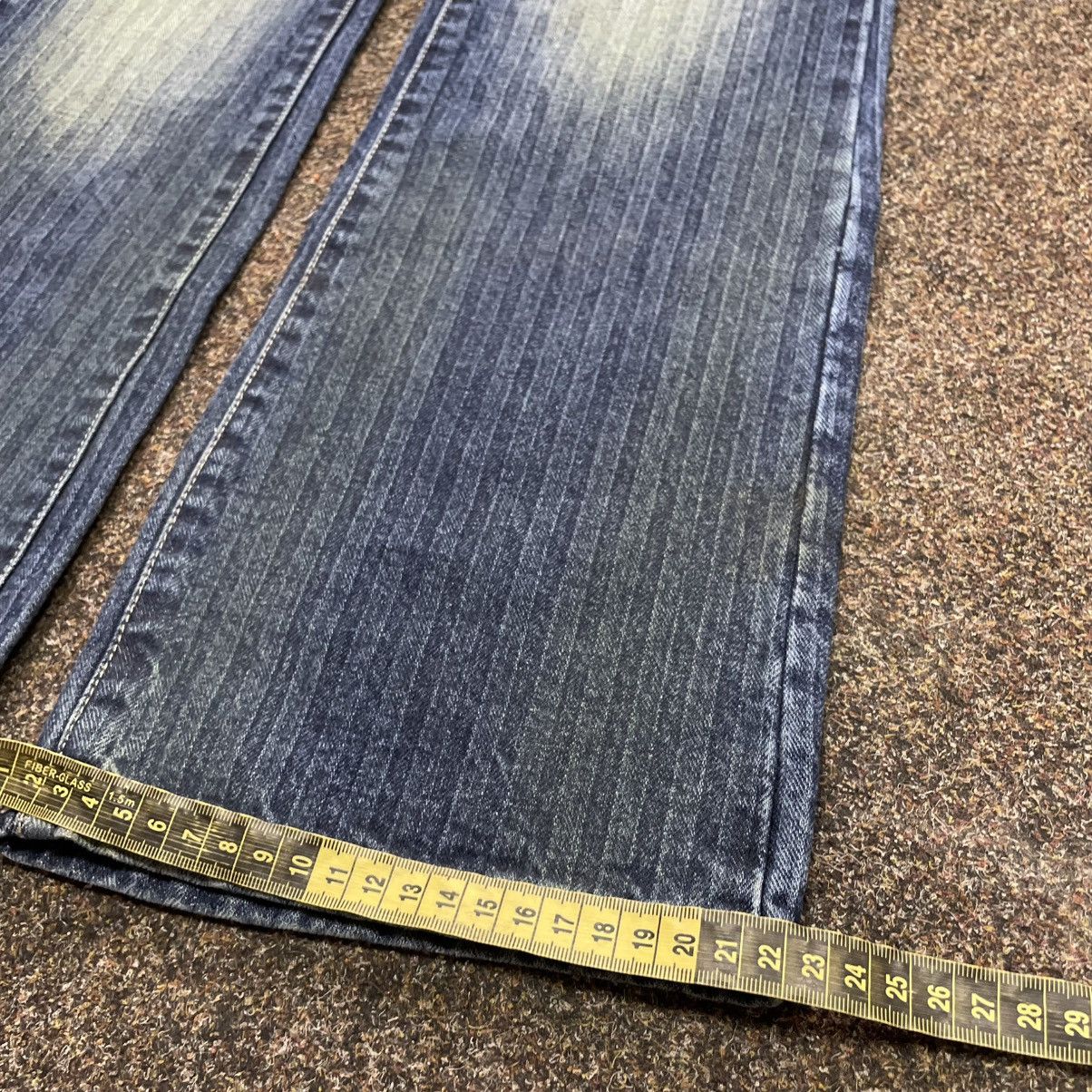 Vintage Y2K Logo Jeans 90s Archive Fade Flared