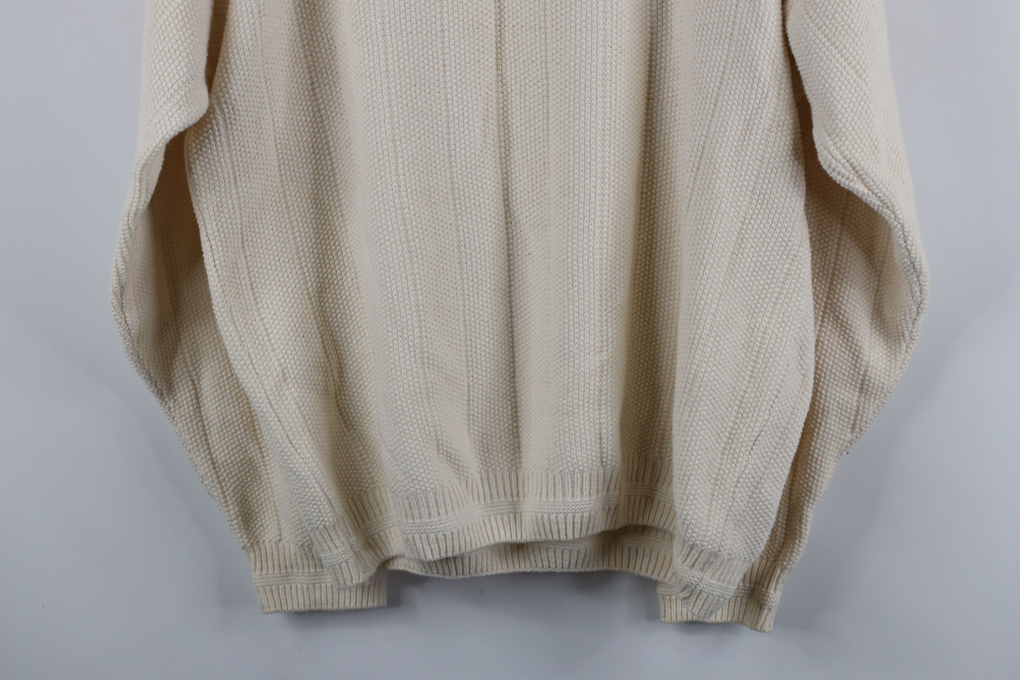 Vintage Vintage 90s Streetwear Cotton Knit Crewneck Sweater USA Size US L / EU 52-54 / 3 - 12 Thumbnail