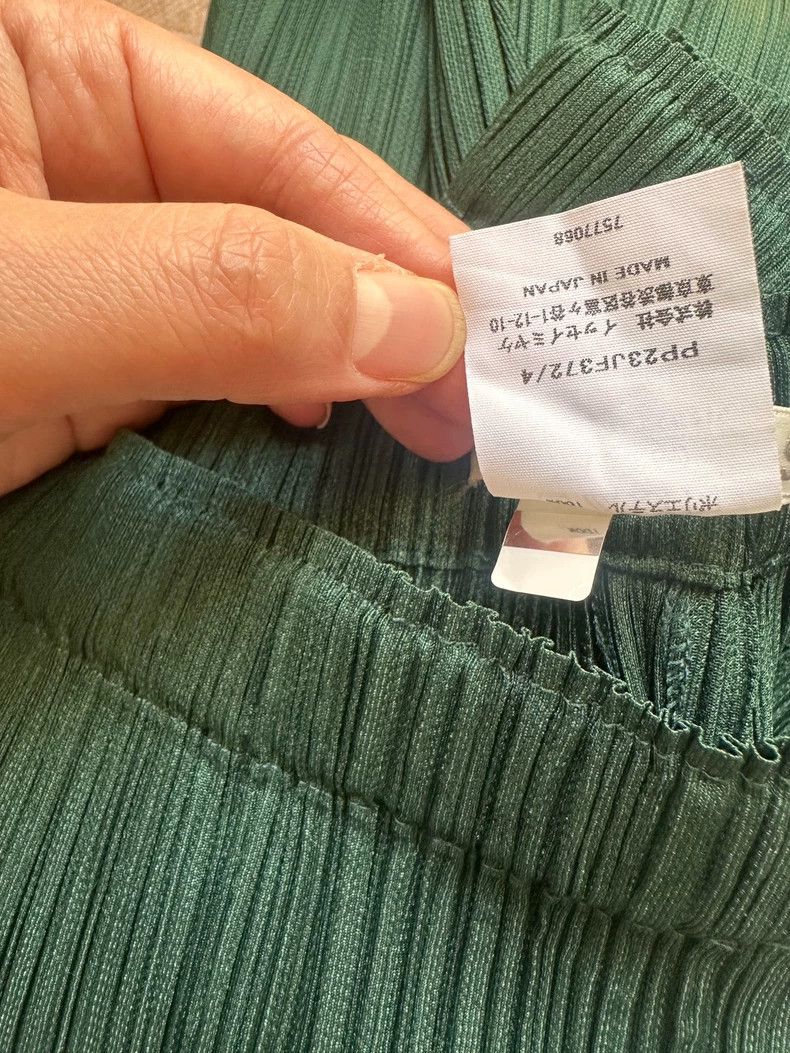 Other Issey Miyake size:4 Green pleated pants Size 28" / US 6 / IT 42 - 3 Thumbnail