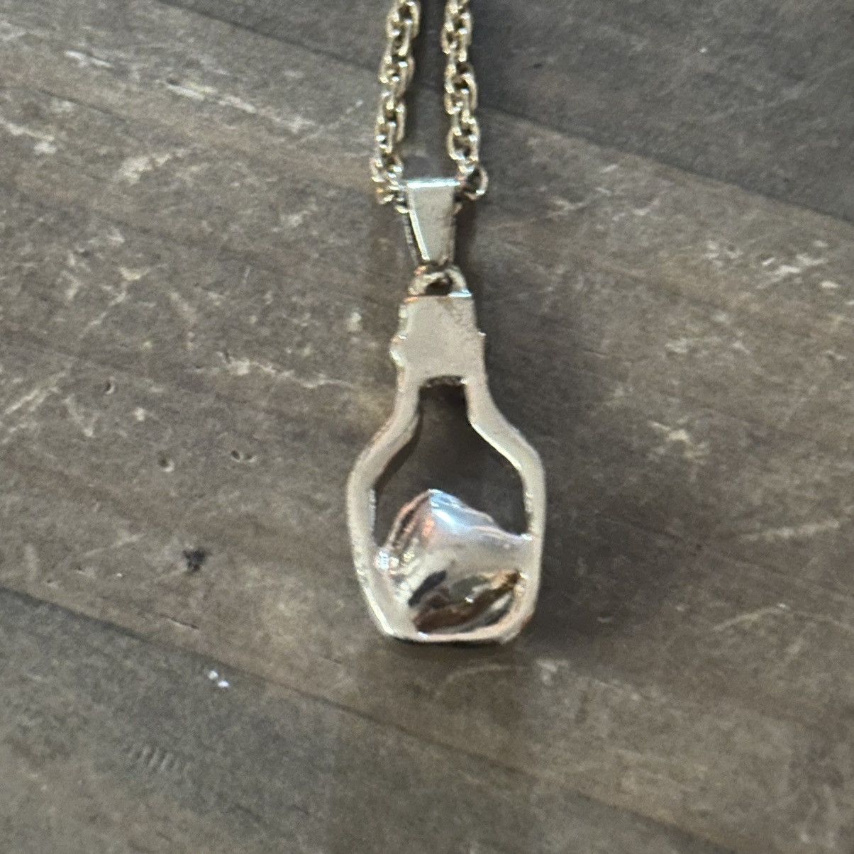Other Gold tone pickleball crystal heart pendant necklace Size ONE SIZE - 4 Thumbnail