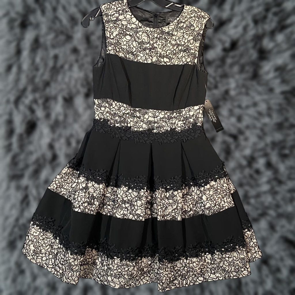 tahari embroidered fit and flare dress Embroidered Floral Linen Midi Dress | Cute Dresses