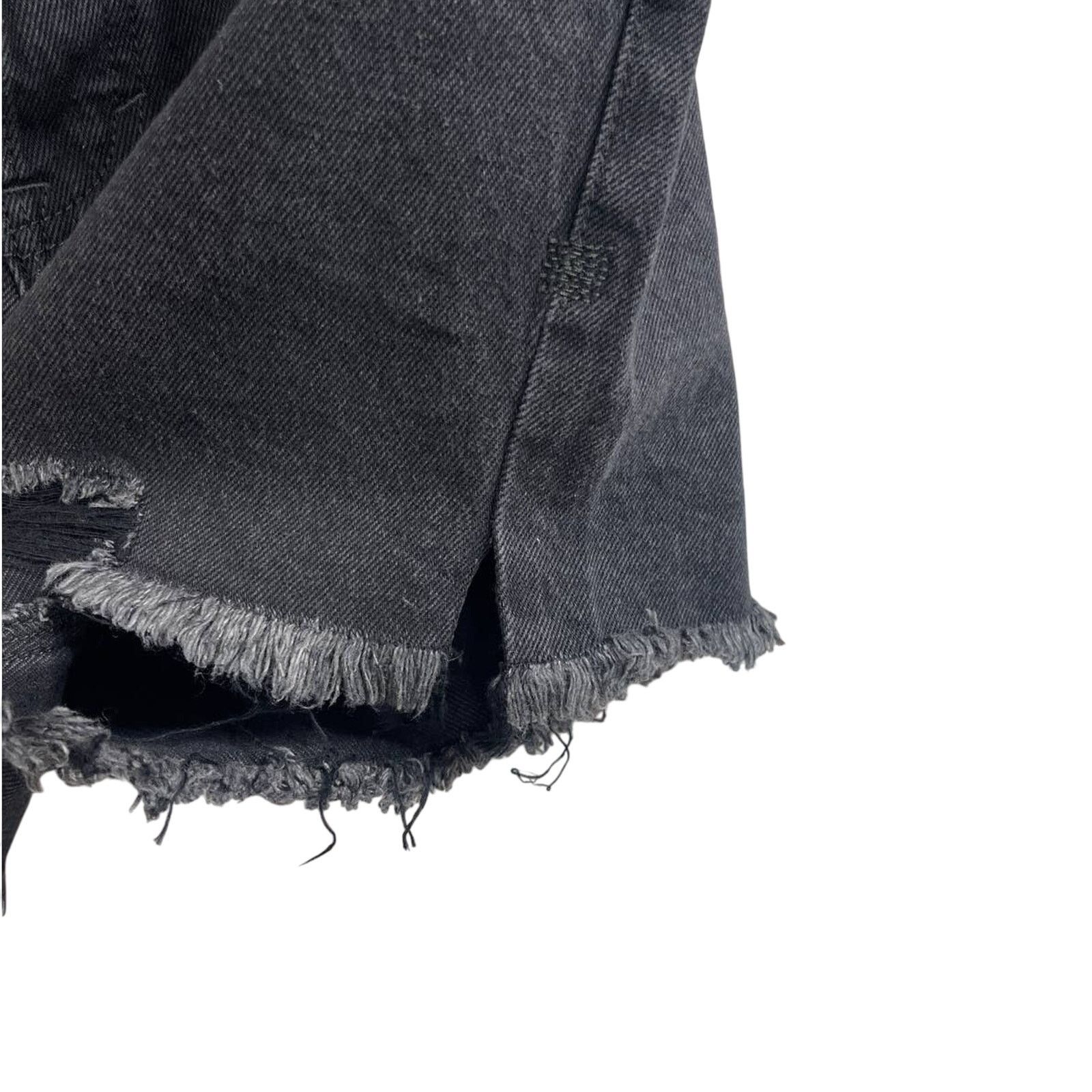 Free People Free People Makai Washed Black Cut Off Shorts Women's Sz 24 Size 24" / US 00 / IT 34 - 8 Thumbnail