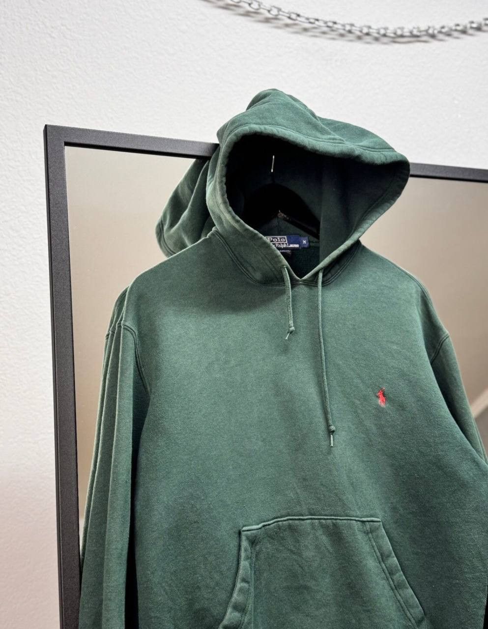 Polo Ralph Lauren × Vintage Polo Ralph Lauren 90s Hoodie Faded Oversized Vintage Size US M / EU 48-50 / 2 - 7 Thumbnail