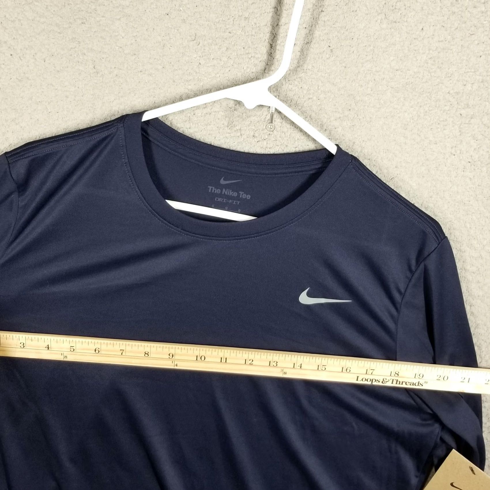 Nike Nike Women's Longsleeve Shirt Large Blue Training Tee Size L / US 10 / IT 46 - 6 Thumbnail