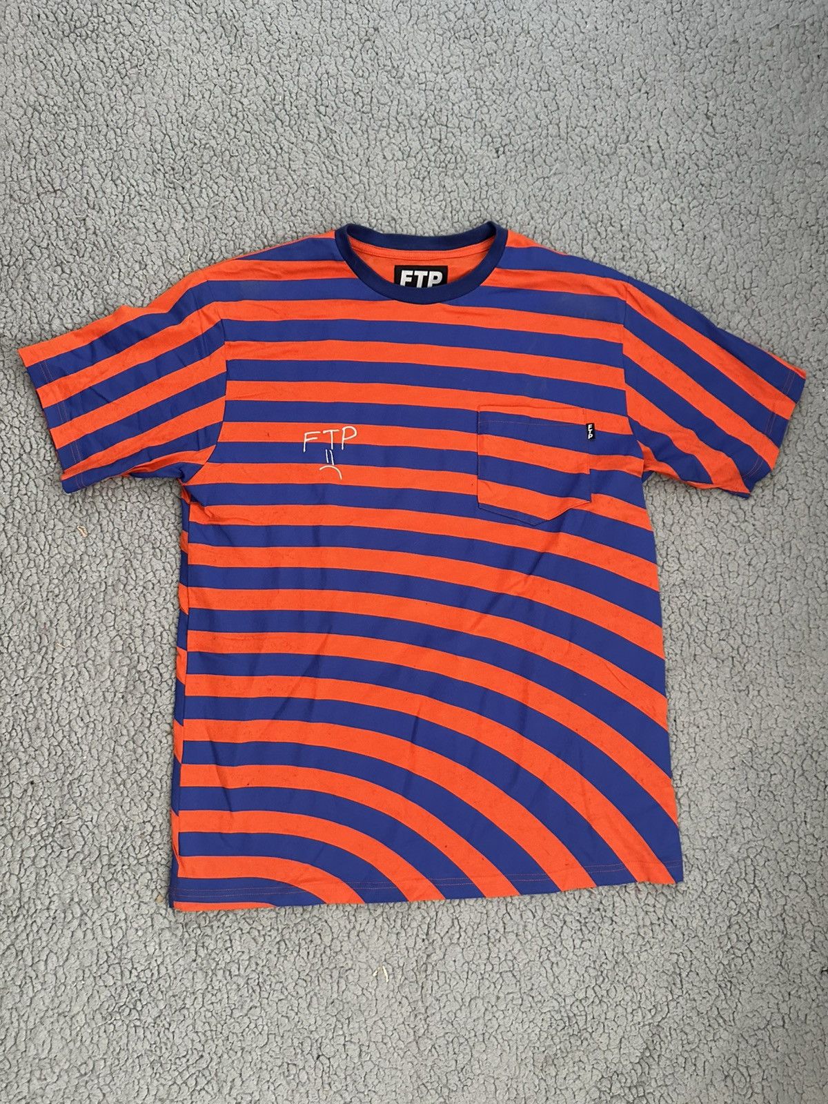 FTP FALLING STRIPE POCKET TEE