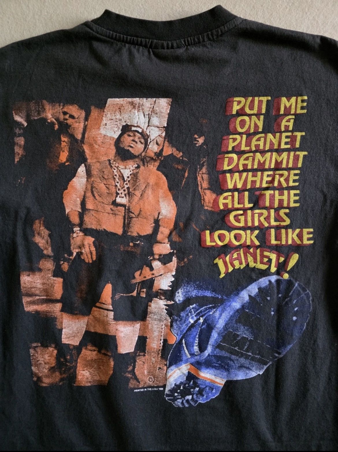 Vintage Vintage Janet Jackson tee Size US L / EU 52-54 / 3 - 4 Thumbnail