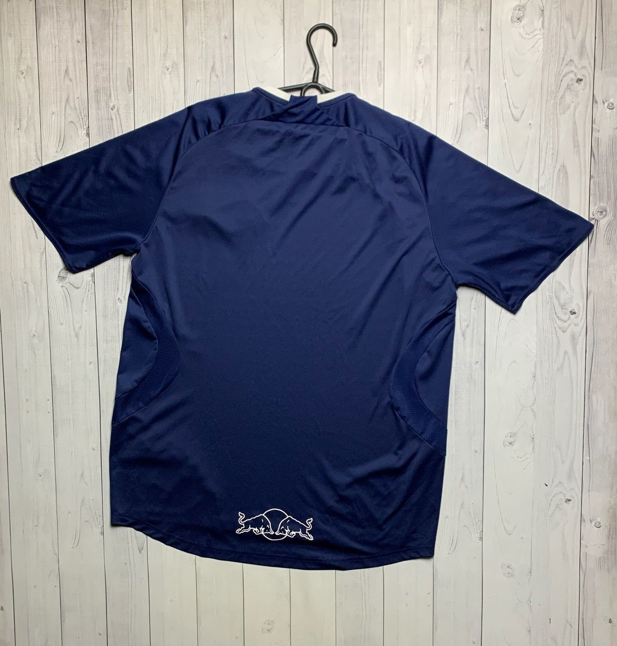 Adidas × Vintage Vintage adidas soccer jersey Red Bull Salzburg size XL navy Size US XL / EU 56 / 4 - 6 Thumbnail