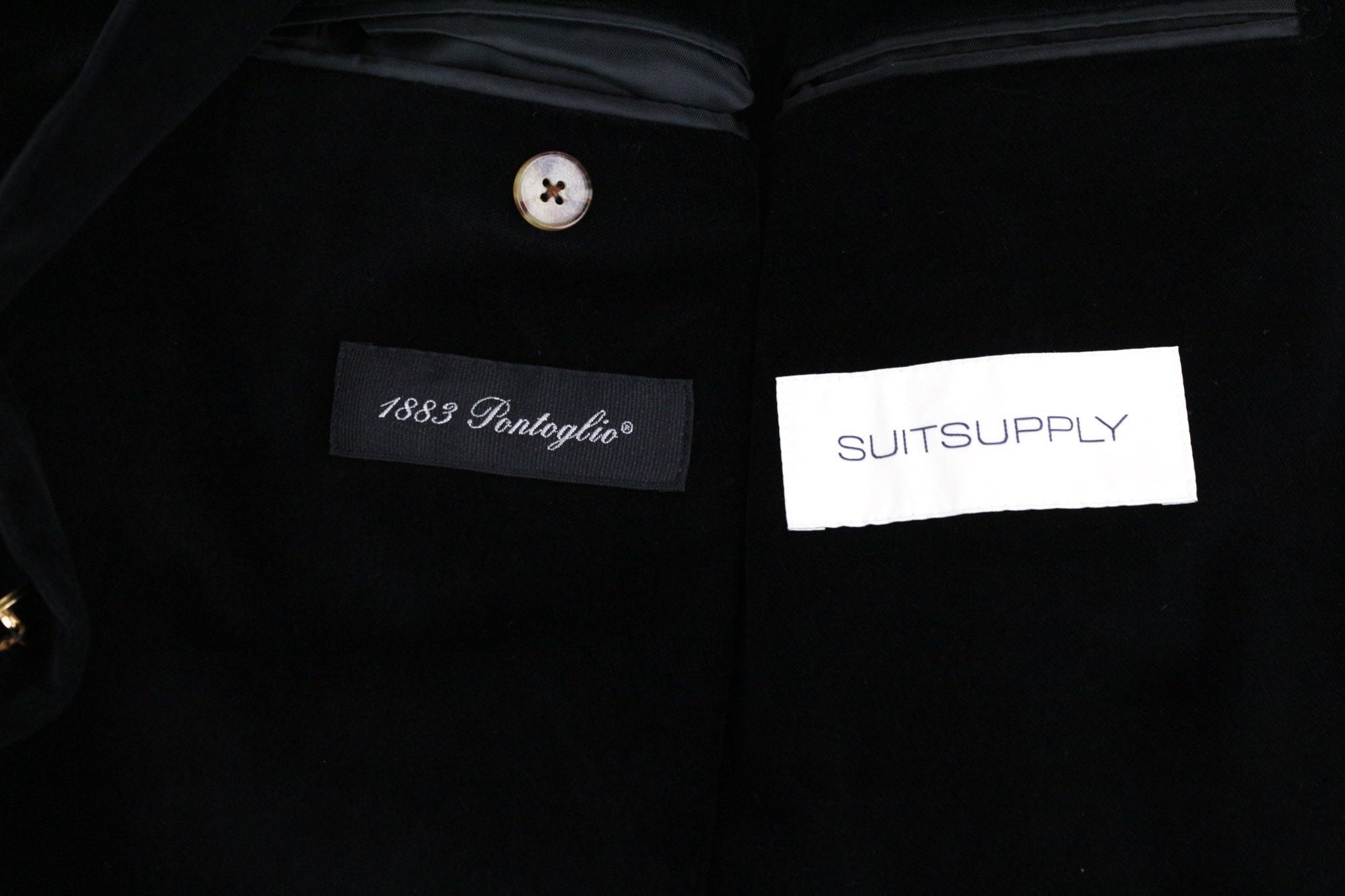 Suitsupply LA SPALLA UK48R Black Cotton Stretch Velvet Blazer 73821 Size 48R - 5 Thumbnail