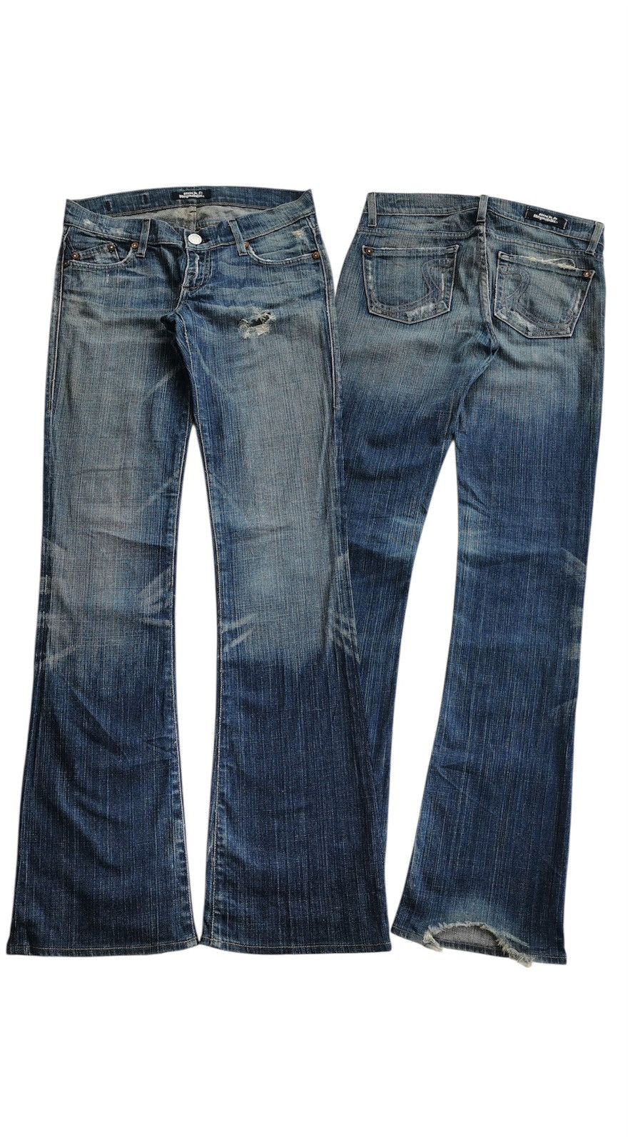Rock & Republic Rock Republic Jagger Bootcut Distressed Jeans Size 29" - 1 Thumbnail