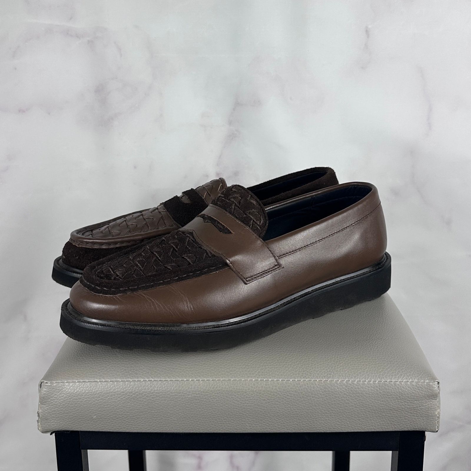 Caminando Brown Weaving Loafer