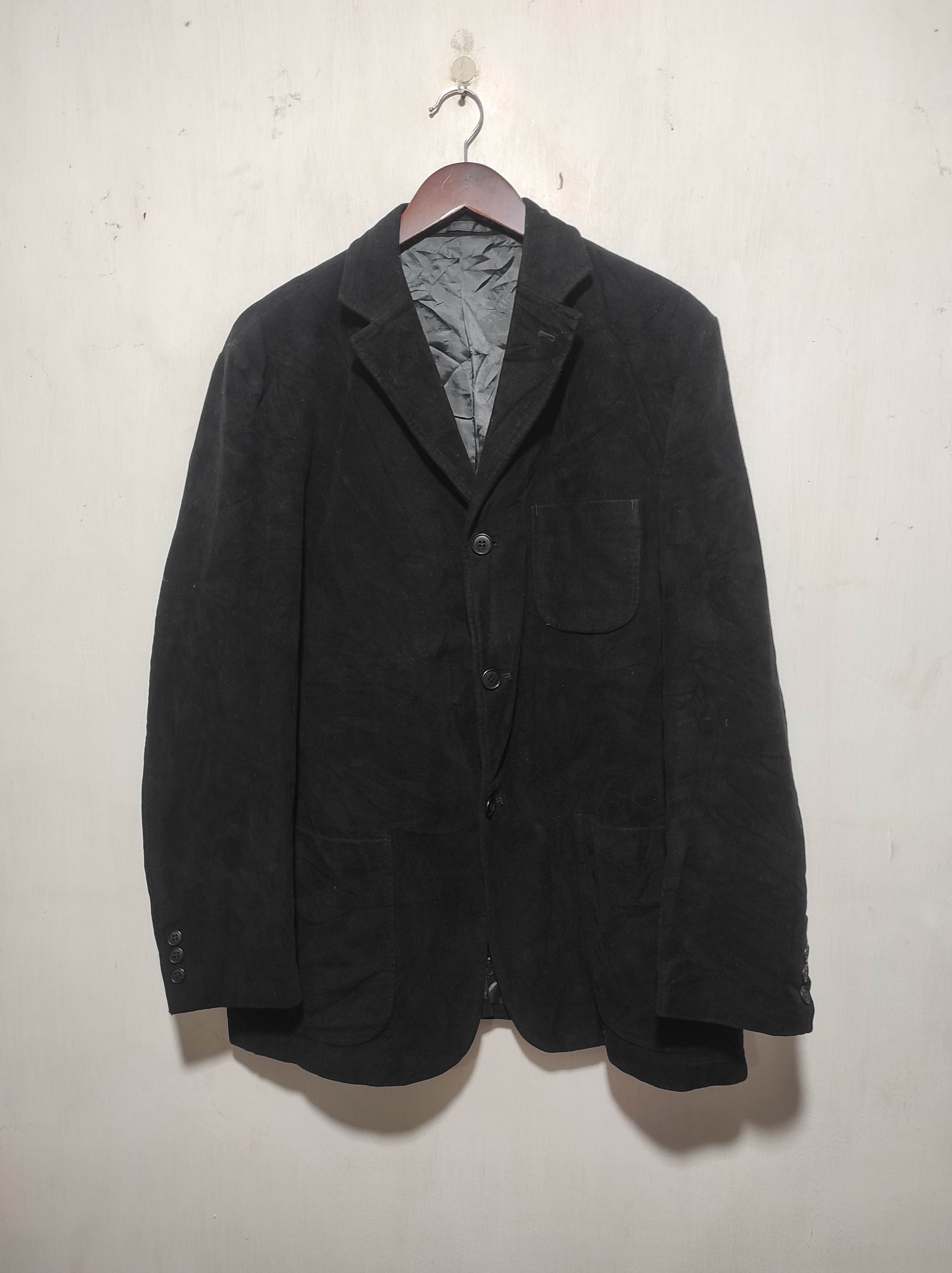 Uniqlo Uniqlo Velvet black blazer size L Size 38L - 2 Thumbnail