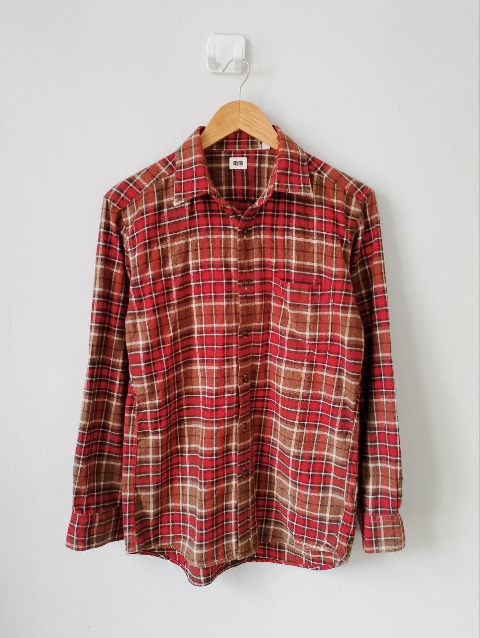Uniqlo UNIQLO Japan Plaid Multicolour Flannel Size US M / EU 48-50 / 2 - 1 Thumbnail