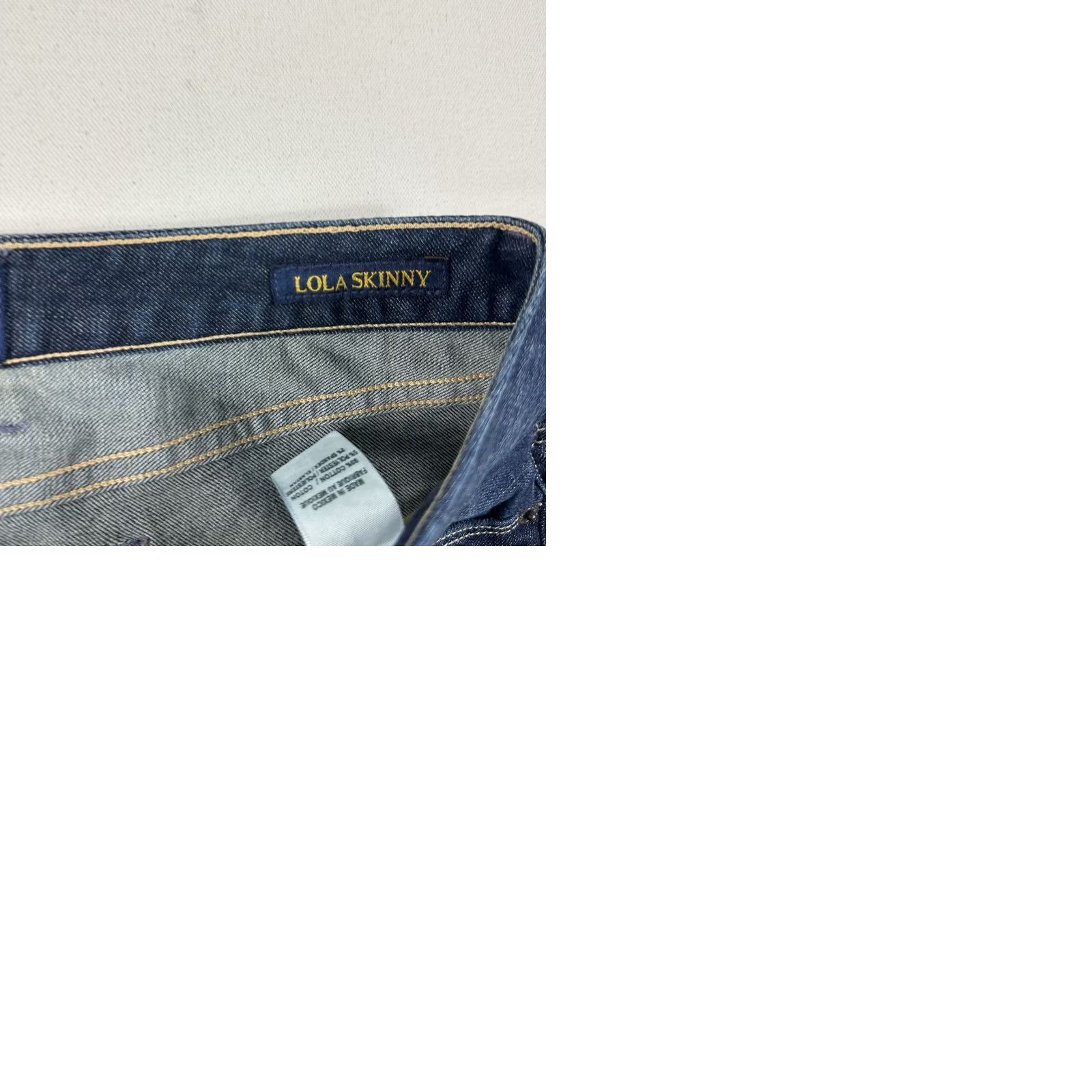 Lucky Brand Lucky Brand Lola Skinny Jeans Womens 12 Dark Blue Jeans Size 34" / US 12 / IT 48 - 9 Thumbnail