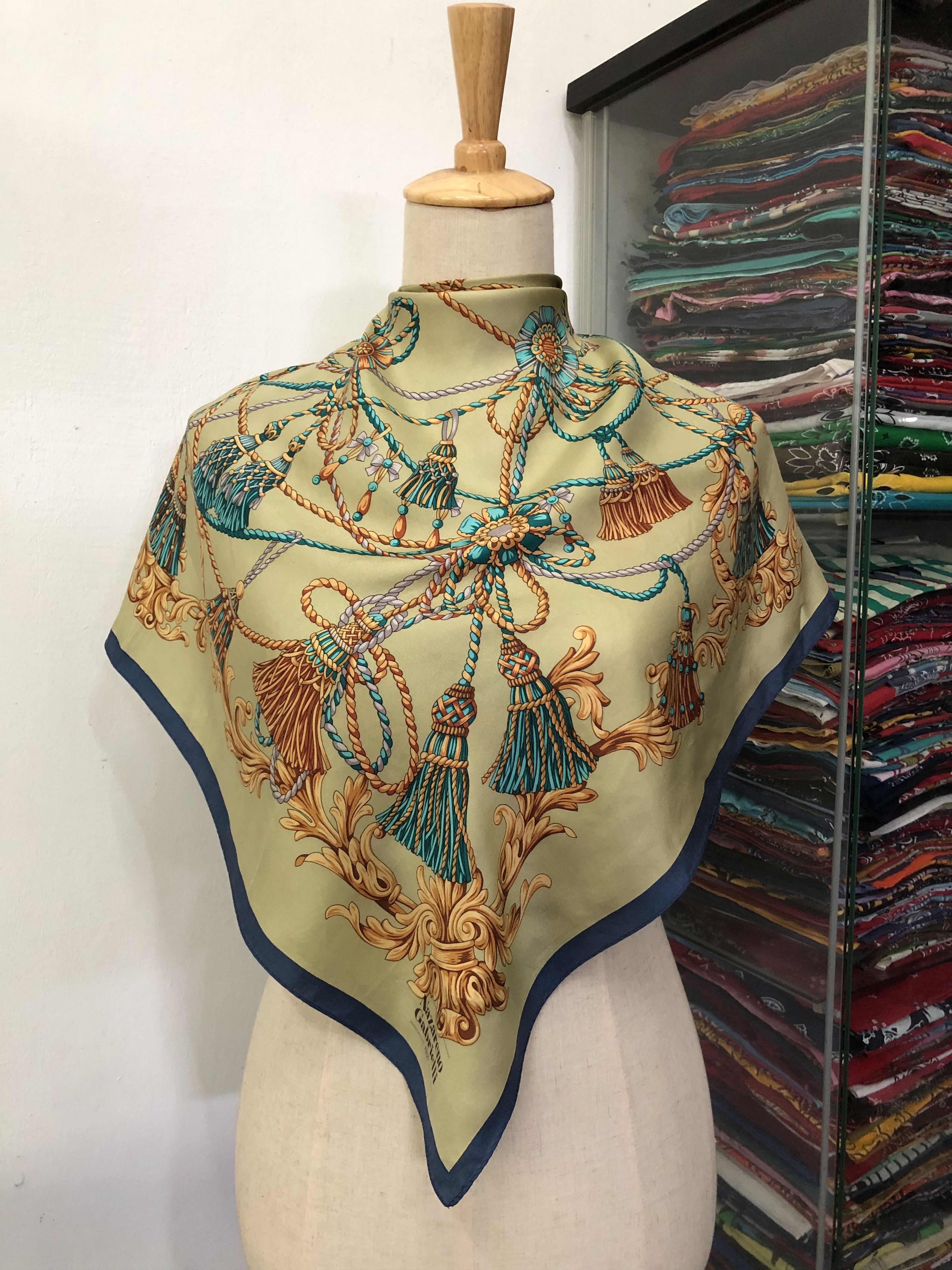 Nazareno Gabrielli × Vintage Vintage Nazareno Gabrielli Silk Scarf Size ONE SIZE - 1 Thumbnail