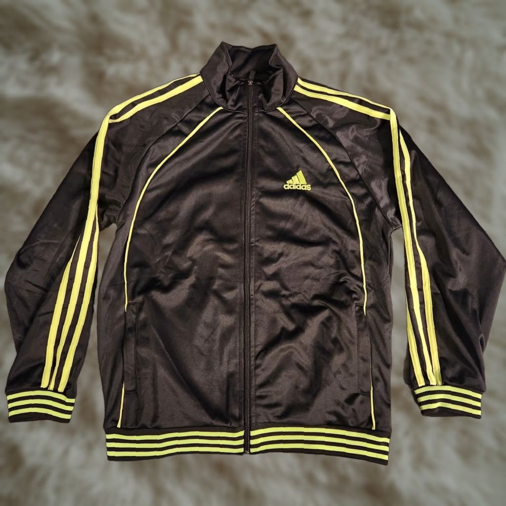 Adidas Adidas Adicolor Teamgeist Track Jacket Men’s M Hi Viz Black NWT Size US M / EU 48-50 / 2 - 1 Thumbnail