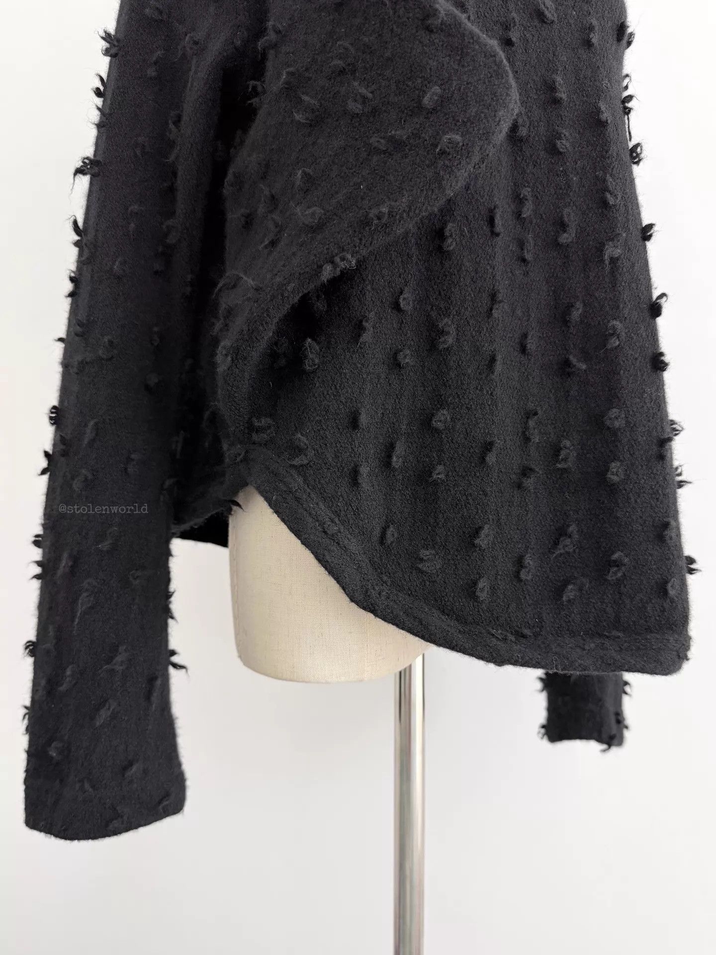 Comme des Garcons Comme des Garçons 2004 AW Wool Angora Decon Turtleneck Size ONE SIZE - 6 Thumbnail