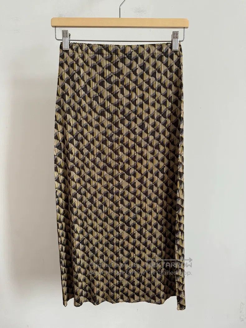 Issey Miyake Issey Miyake size:1 Brown Midi Skirt Size 22" - 1 Thumbnail