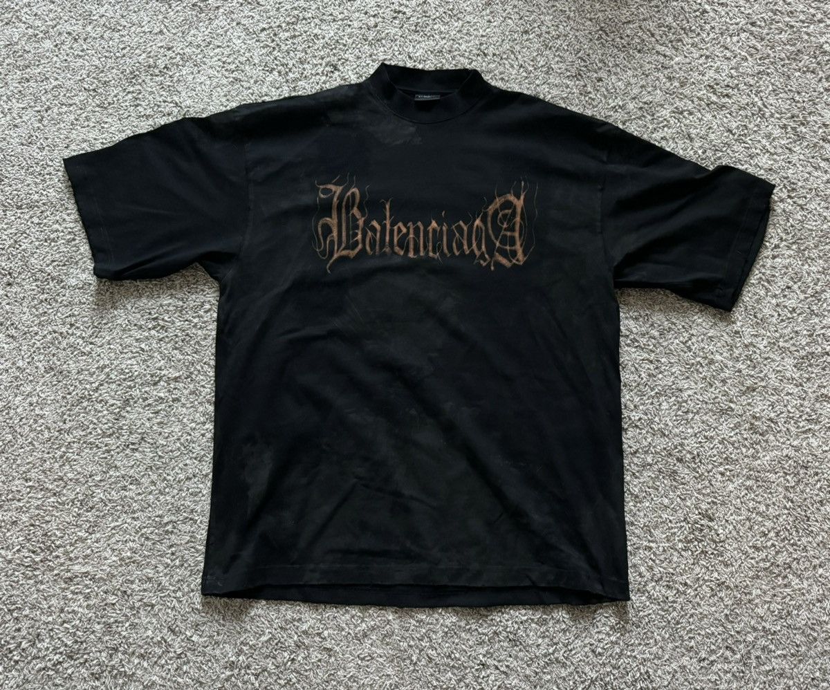 Balenciaga Balenciaga Distressed Heavy Metal 