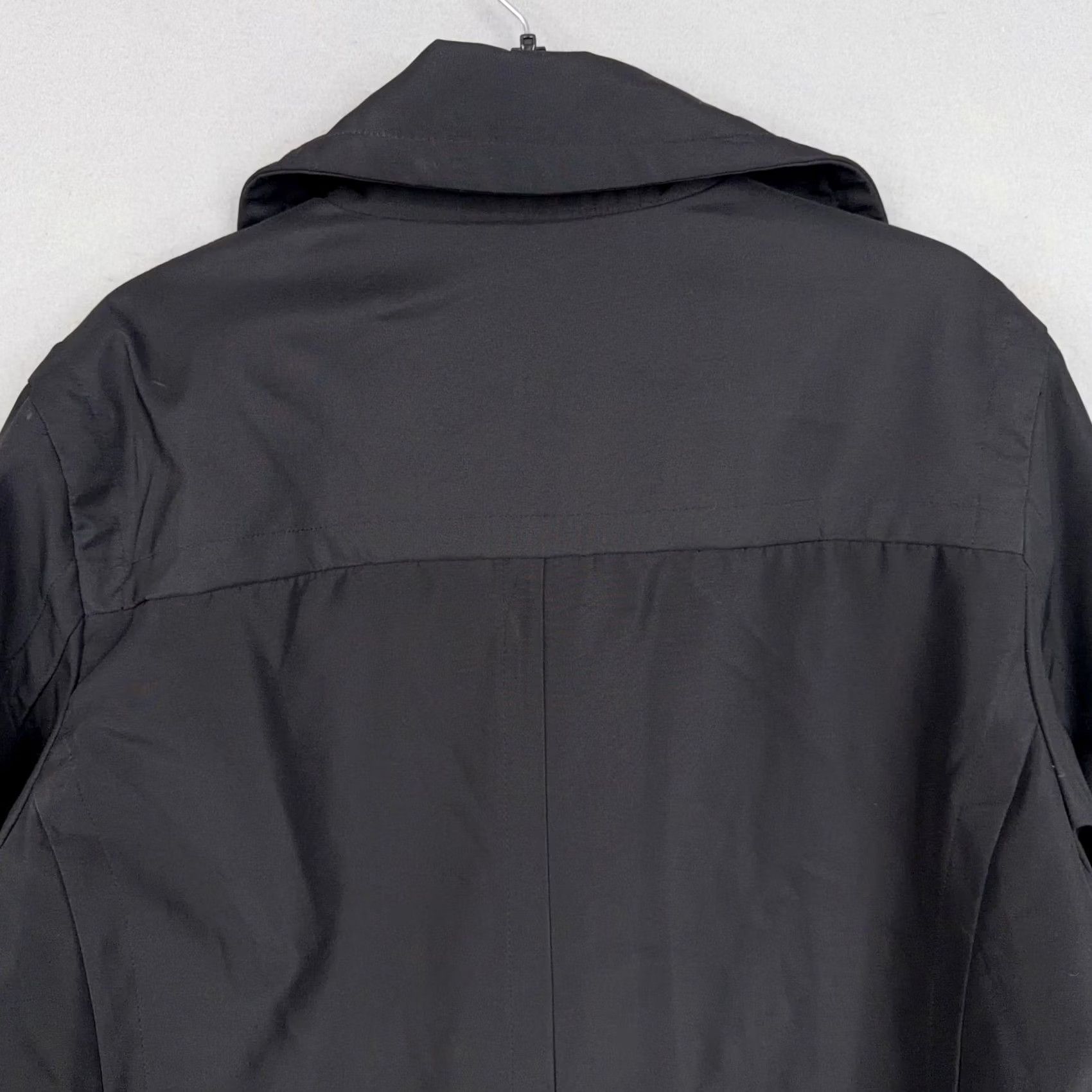 Kenneth Cole Kenneth Cole Reaction Coat Mens Large Black Pea Coat Insulated Button Front Lined Padded Polyester Size US L / EU 52-54 / 3 - 7 Thumbnail