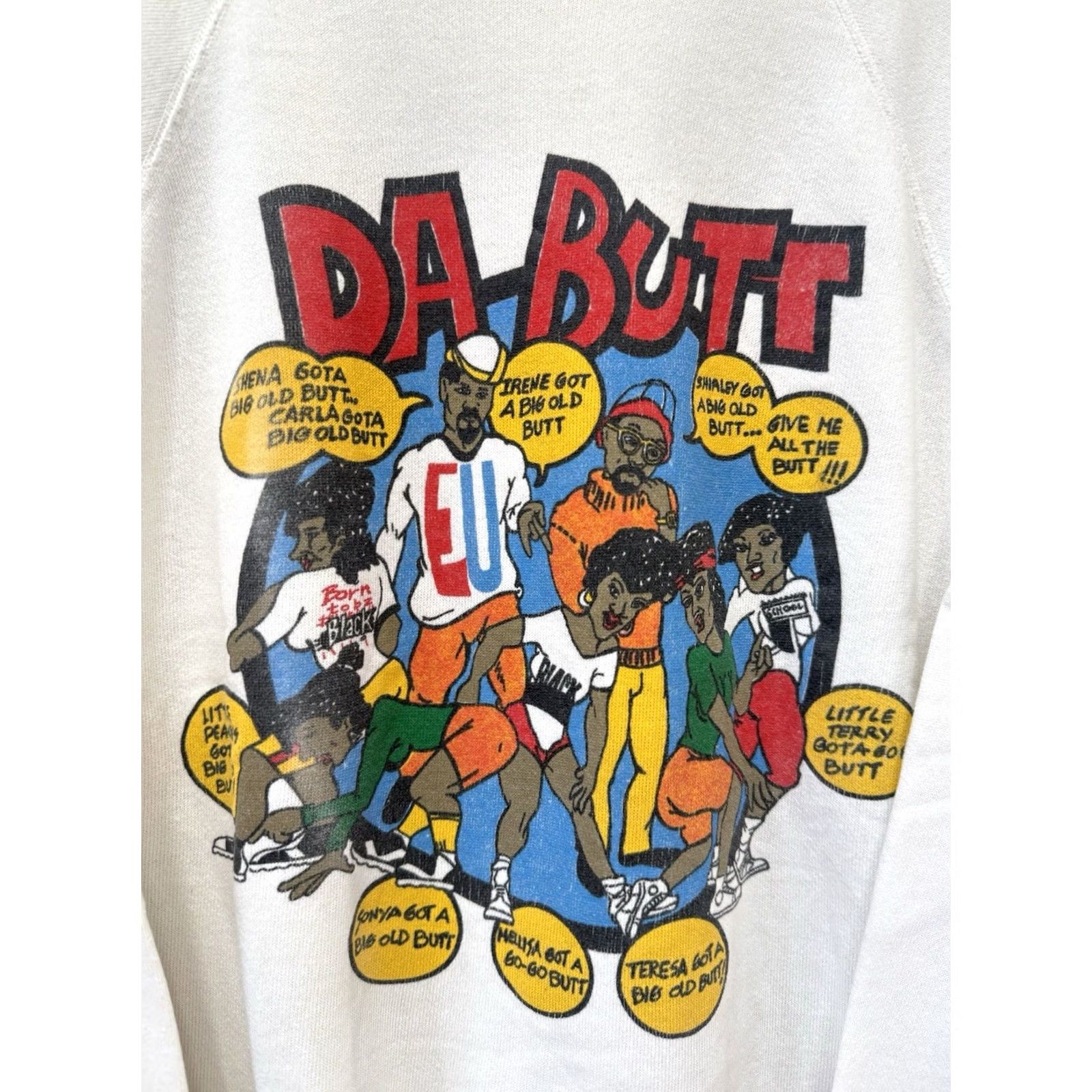 Vintage VINTAGE 90’s Da Butt Freaknick White Cotton Sweatshirt Mens Medium Size US M / EU 48-50 / 2 - 4 Thumbnail
