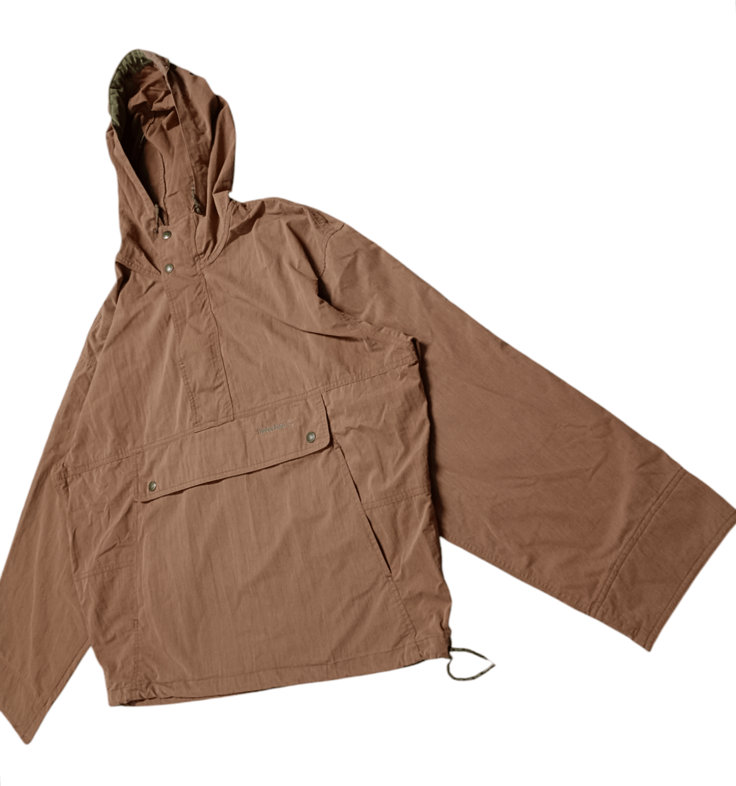 Timberland Vintage Timberland Anorak Half Zipper Hoodie Jacket Size US M / EU 48-50 / 2 - 2 Thumbnail