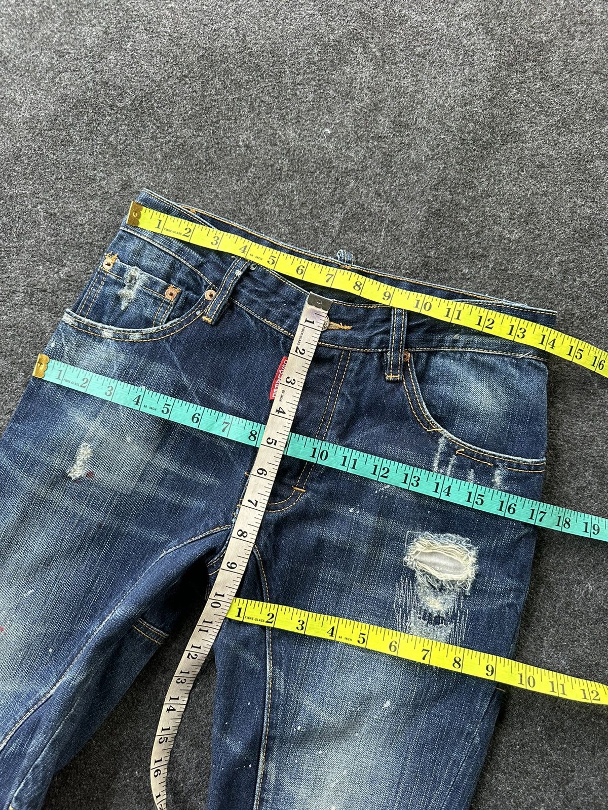 Dsquared2 Dsquared2 Italy Crop Skinny Denim D242 Size US 28 / EU 44 - 9 Thumbnail