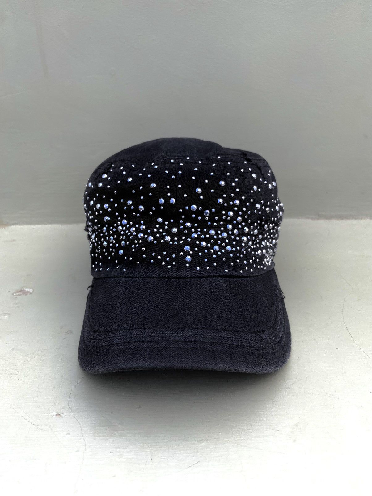 If Six Was Nine 2000s patrol hat studded with sparkling zircons Size ONE SIZE - 1 Thumbnail