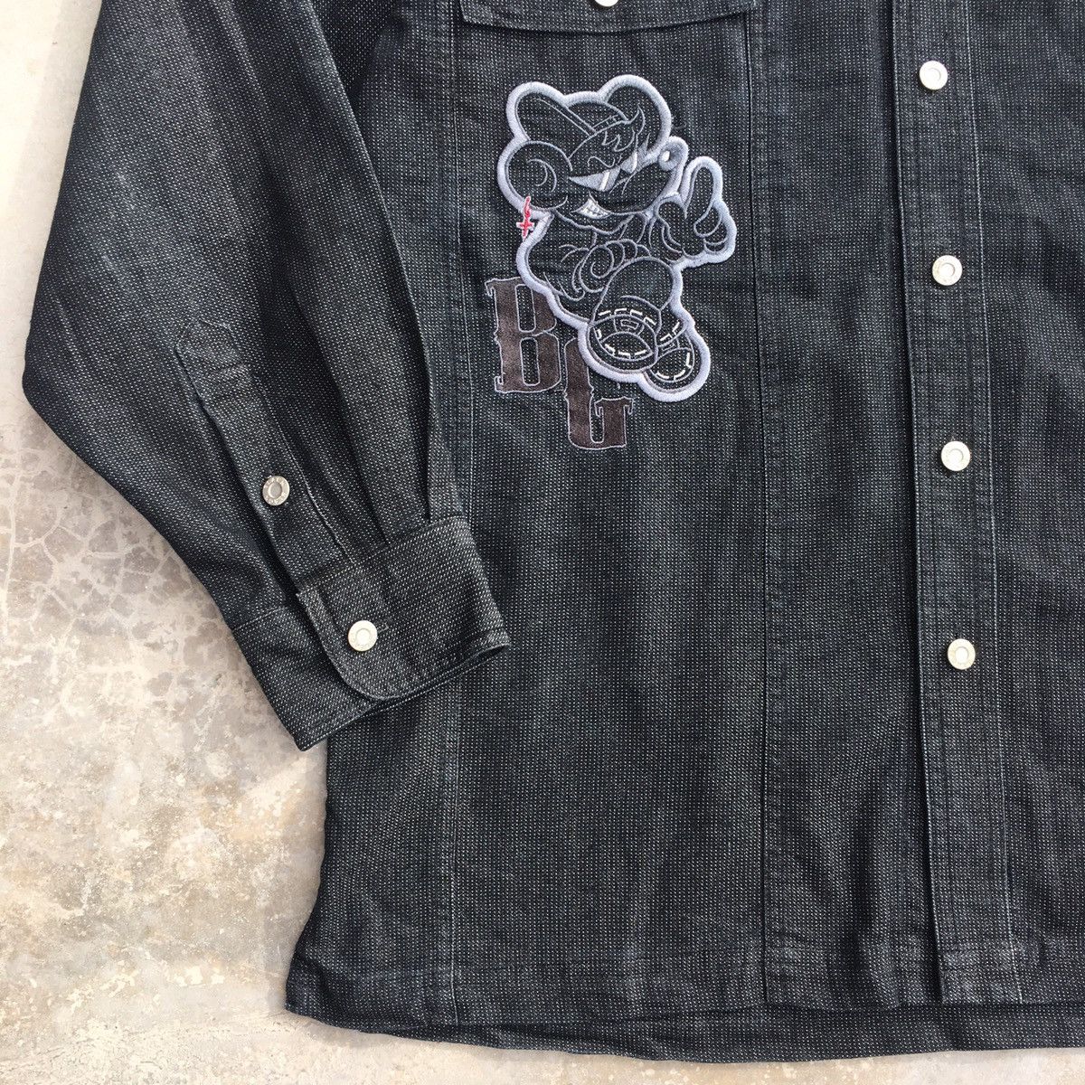 Japanese Brand Vintage Black Gang Magixson Button Ups Shirt Size US M / EU 48-50 / 2 - 2 Thumbnail