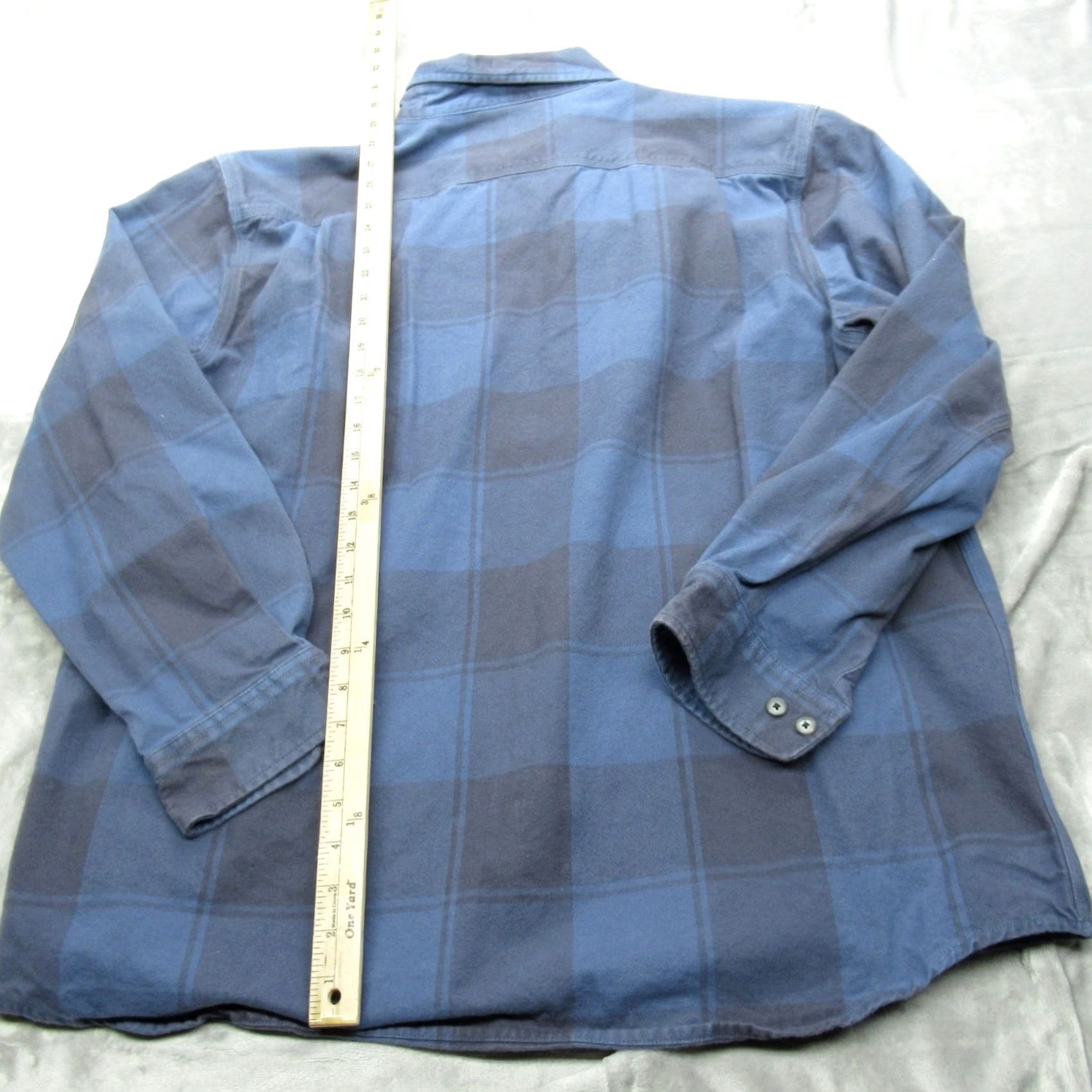 Carhartt VINTAGE? No. Carhartt Flannel Shirt XL Blue Plaid Button-Down Long Sleeve Workwear Casual Outdoors Men Size US XL / EU 56 / 4 - 6 Thumbnail