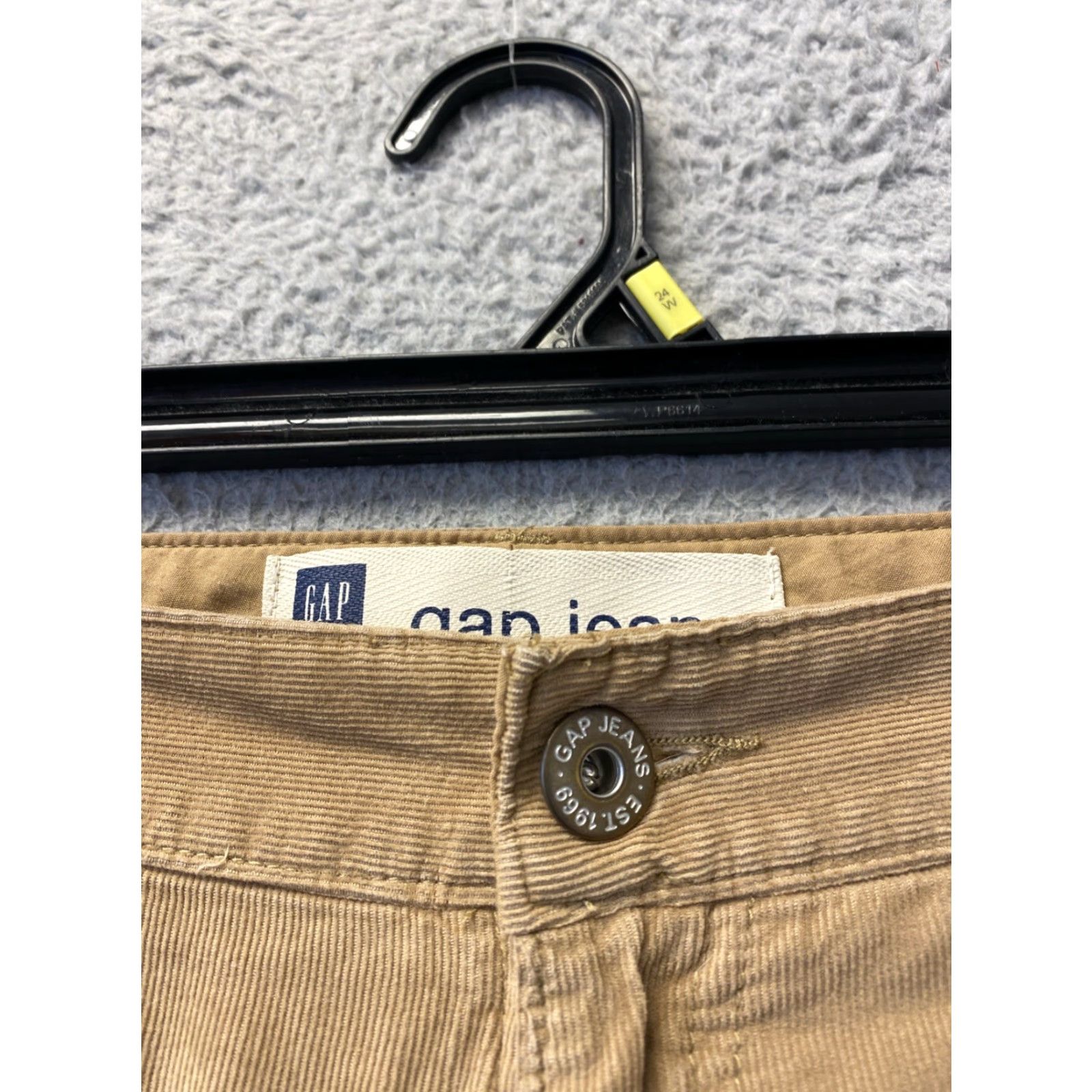 Gap GAP Tan Cargo Cropped Pants Women’s Size 6 Corduroy Regular Fit Size 28" / US 6 / IT 42 - 5 Thumbnail