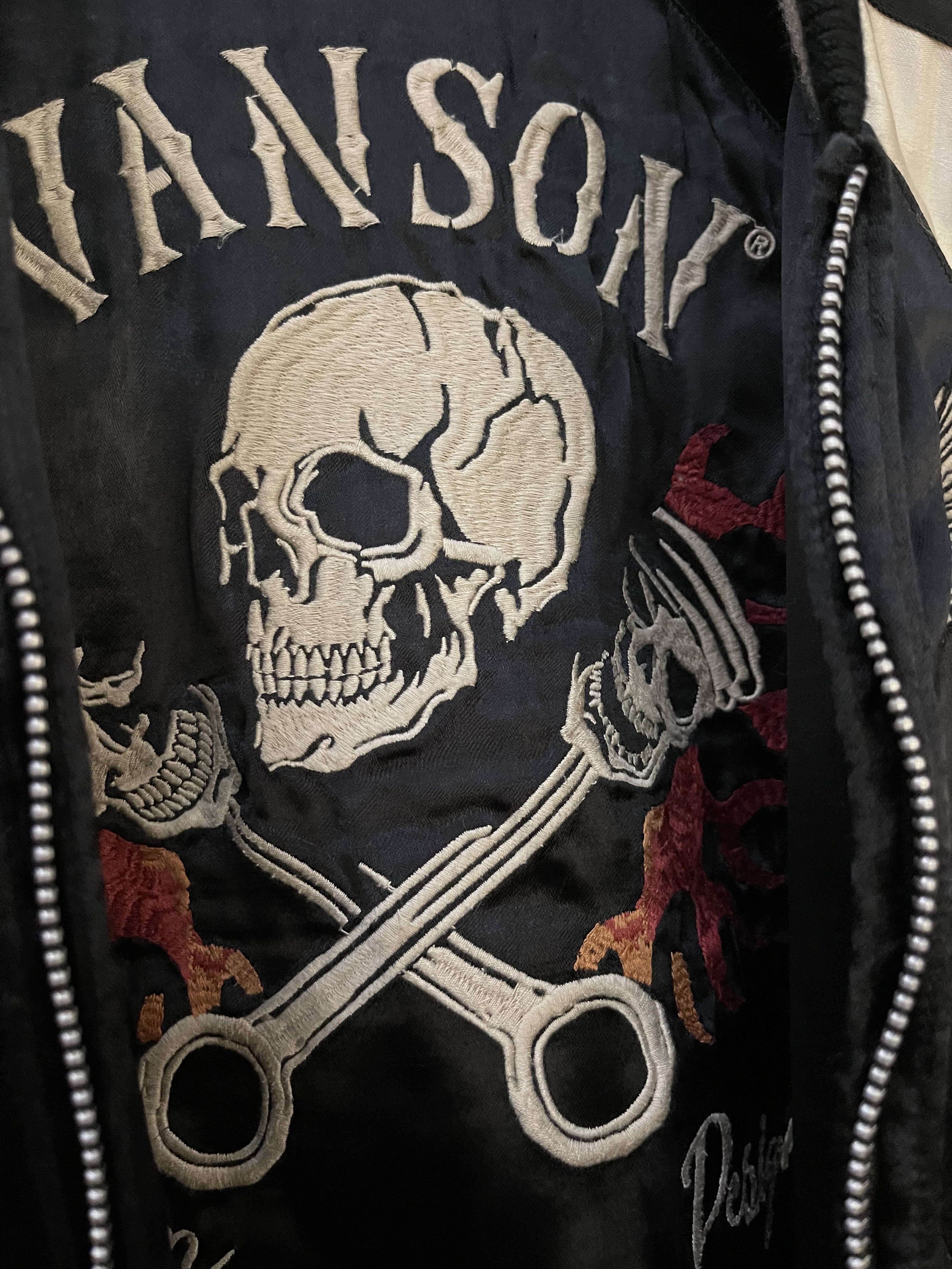 Iron Heart Vanson Skull Embroidery Motorcycles Leathers Size US S / EU 44-46 / 1 - 17 Thumbnail
