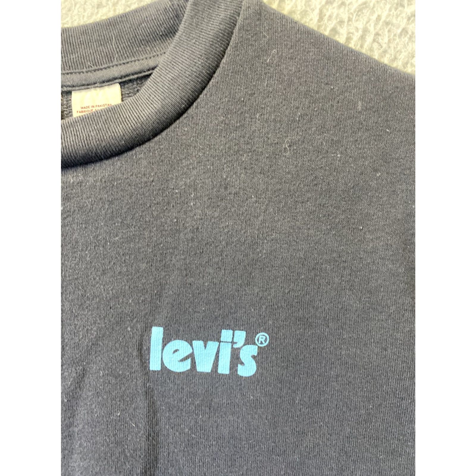 Vintage Levi's Womens Sweatshirt Size Small Black Pullover Long Sleeve Logo Activewear Size S / US 4 / IT 40 - 3 Thumbnail