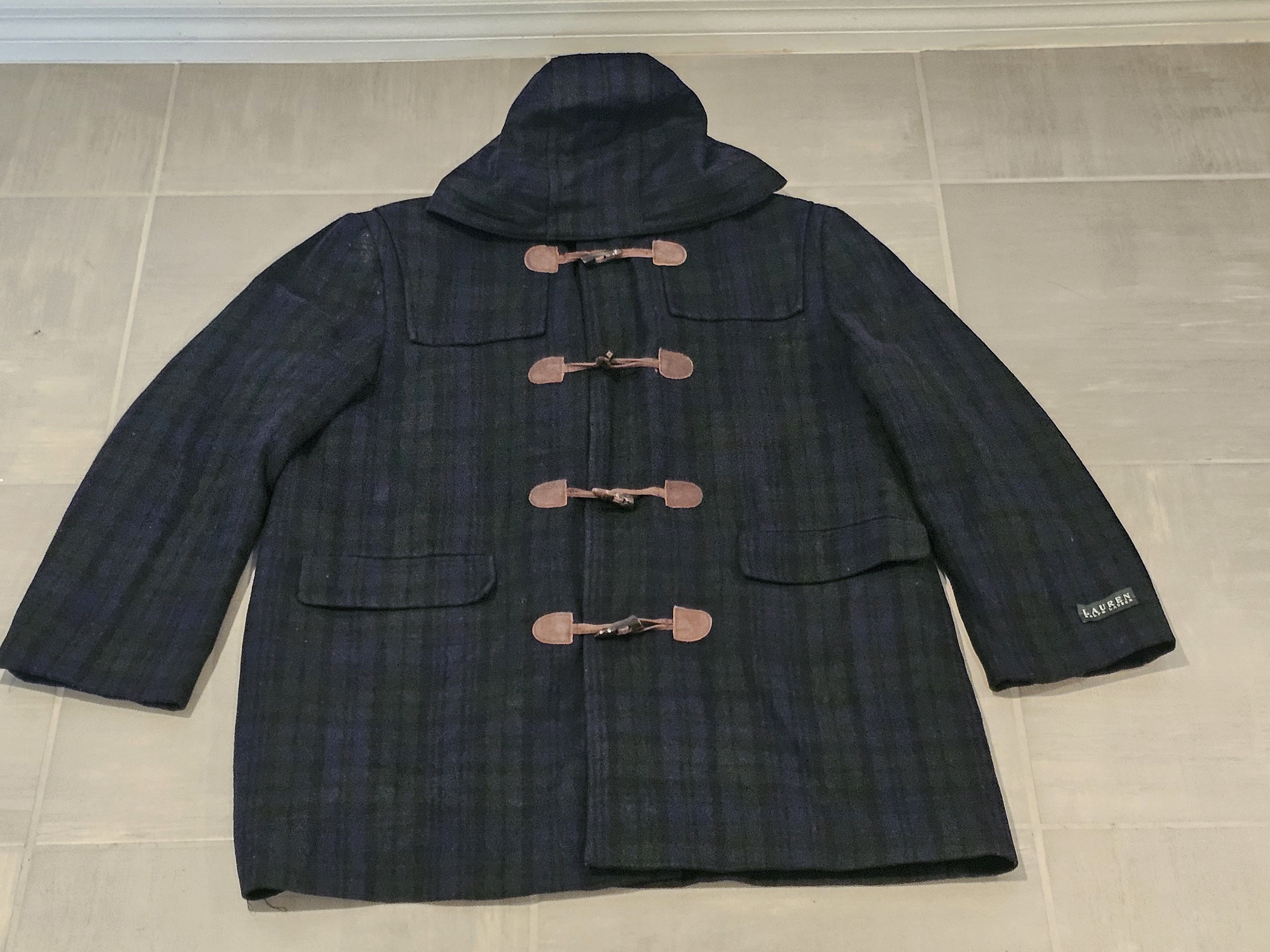 Ralph Lauren Vintage Men's Ralph Lauren Wool Pea Coat 2XL Size US XXL / EU 58 / 5 - 3 Thumbnail