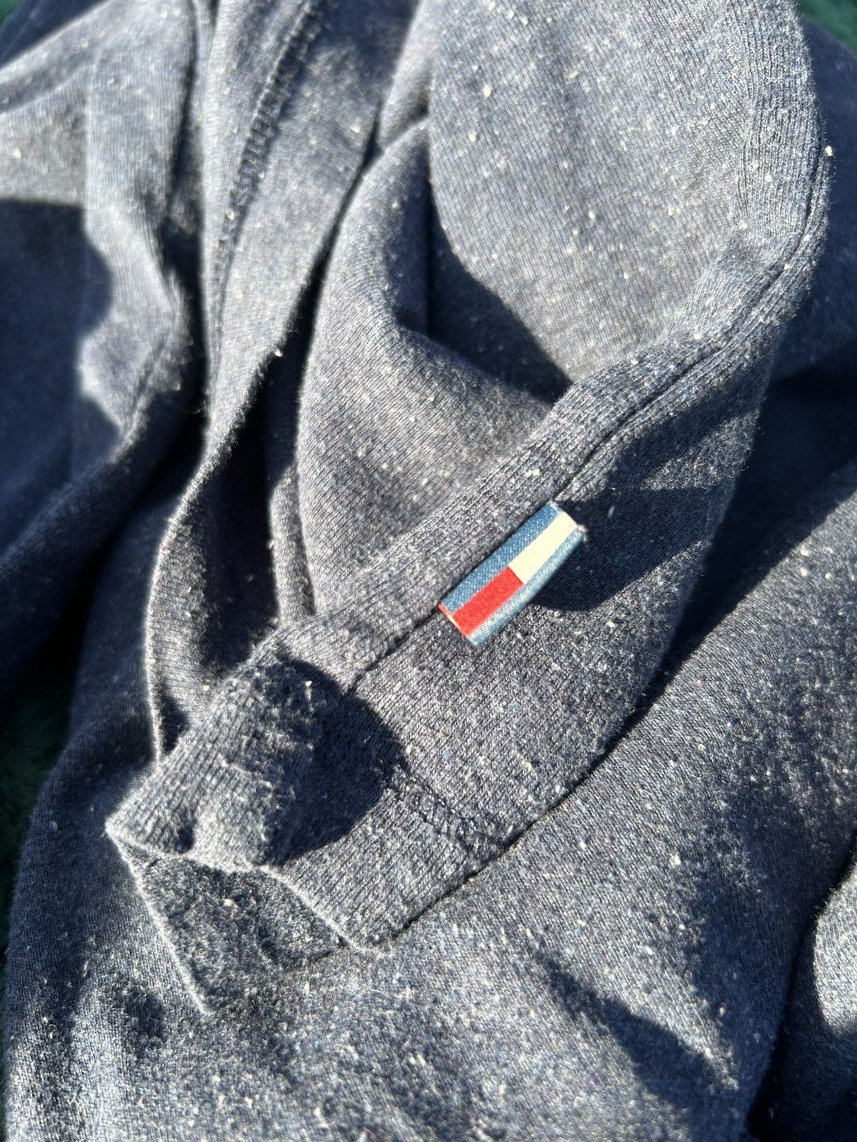 Tommy Hilfiger Hilfiger Denim Basics Sweatshirt Navy Lint Like Texture Size US XL / EU 56 / 4 - 6 Thumbnail