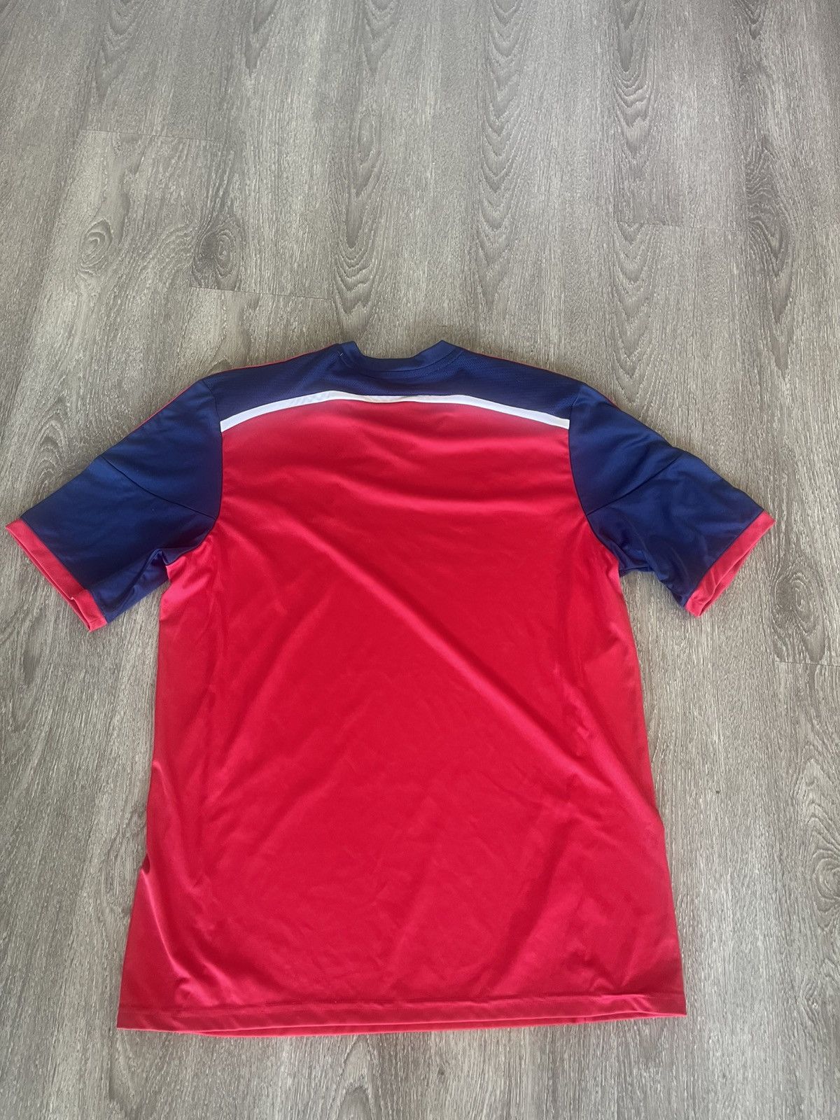 Adidas Adidas Chicago Fire Soccer Men Large Red Climacool Jersey Size US L / EU 52-54 / 3 - 3 Thumbnail