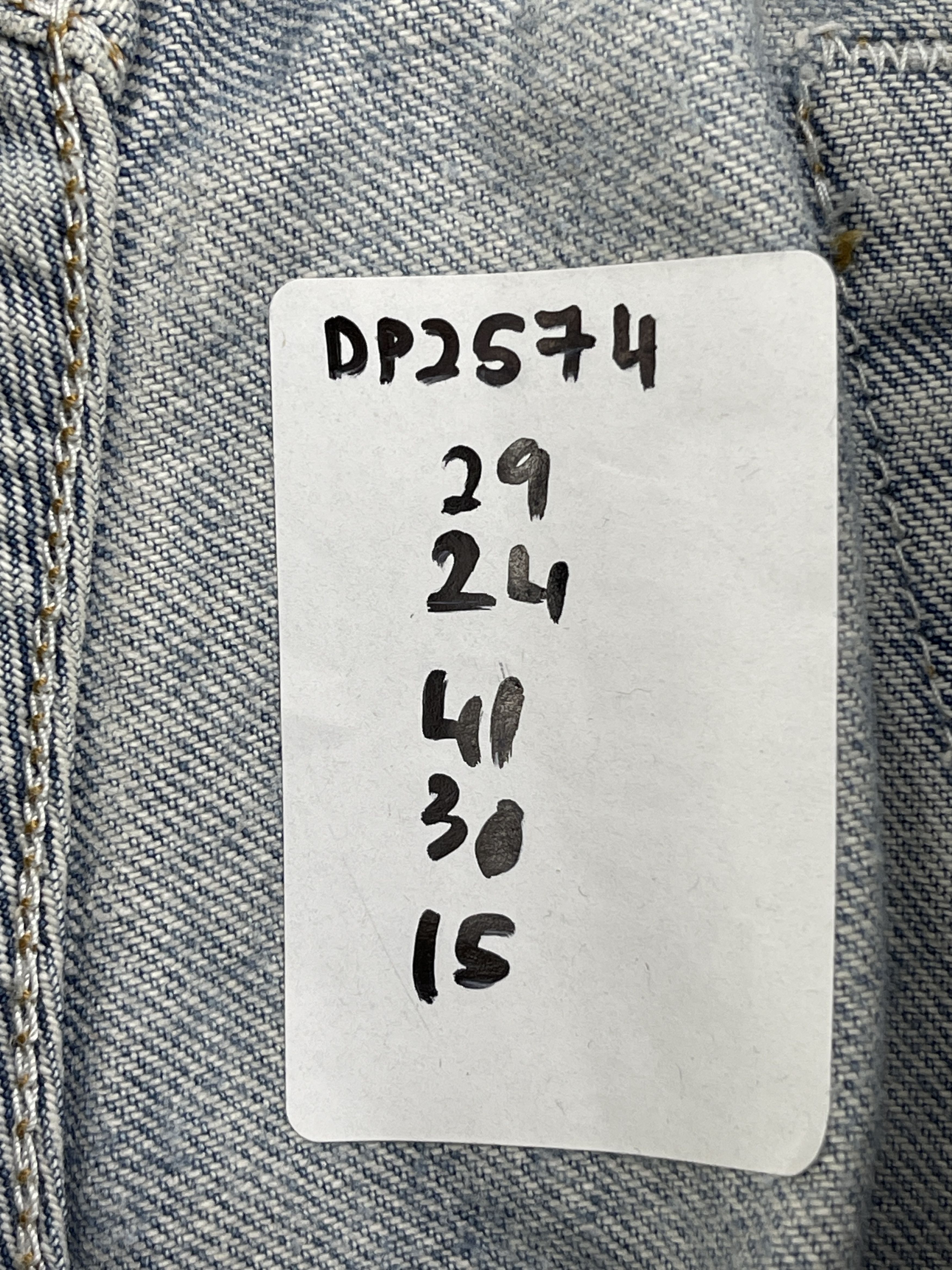 Levi's Vintage Levi's 505 Light Wash Distressed Jeans DP2574 Size US 29 - 14 Thumbnail