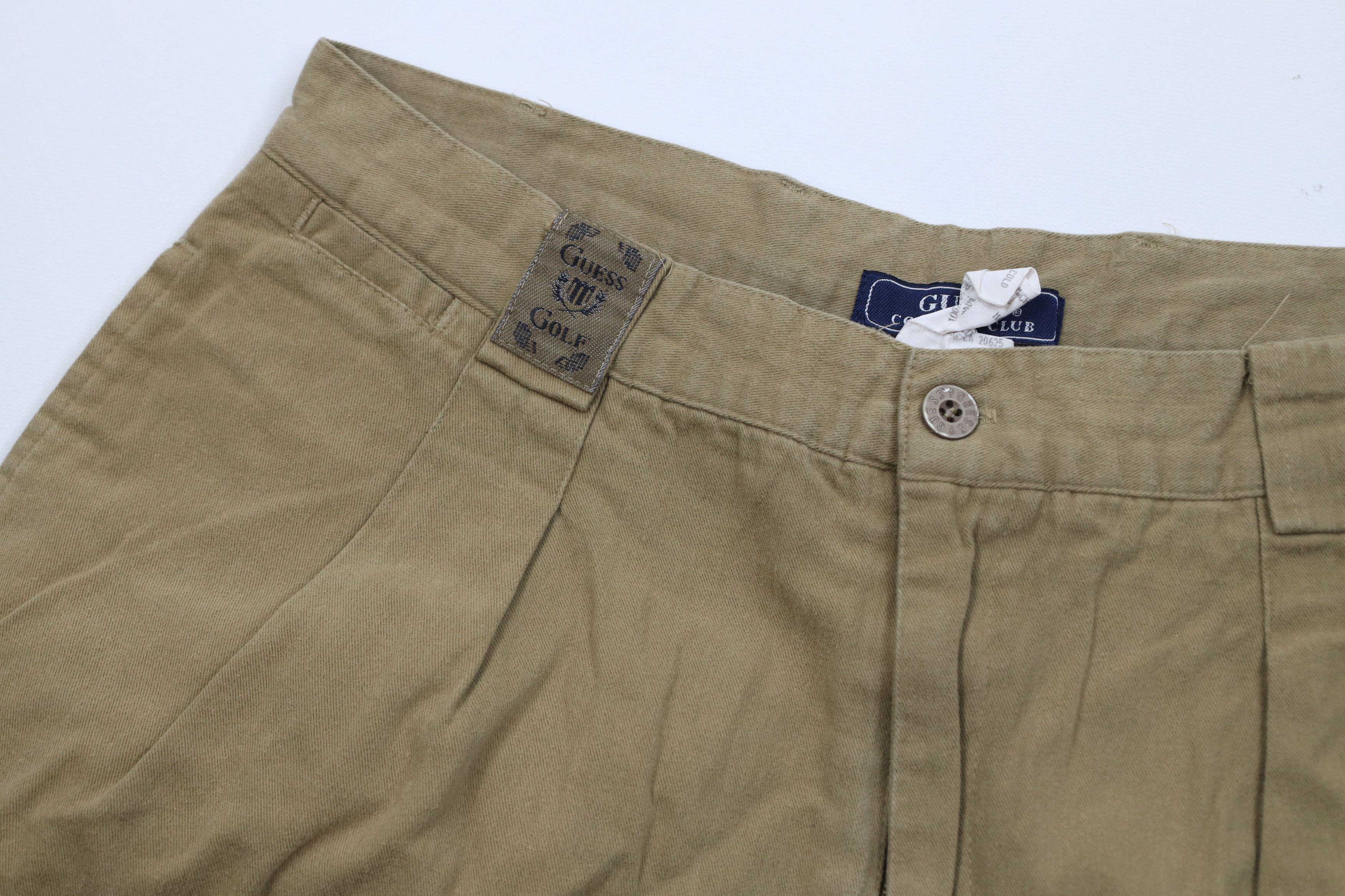 Guess Vintage 90s Guess Country Club Above Knee Golf Shorts USA Size US 32 / EU 48 - 5 Thumbnail