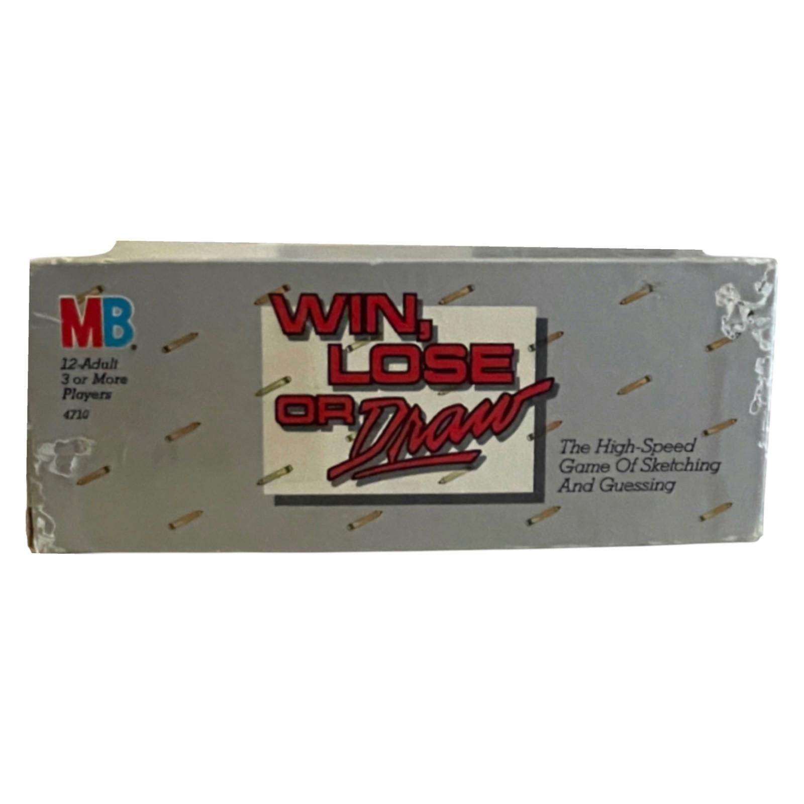 Other Vintage Win Lose or Draw 1987 Game– Complete w/Worn Box Size ONE SIZE - 6 Thumbnail