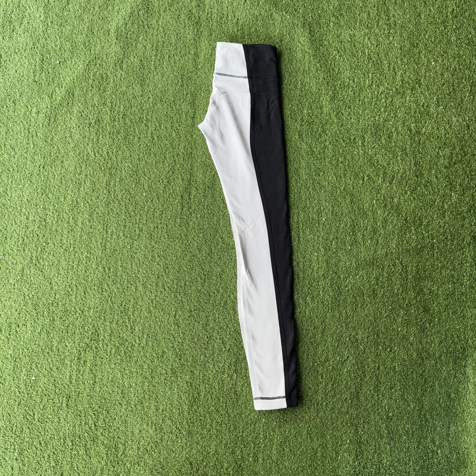 Lululemon High-Performance Black & White Leggings by Lululemon Size ONE SIZE - 5 Thumbnail