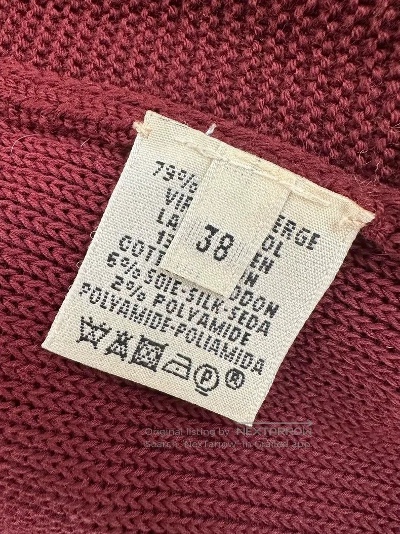 Hermes Hermes Wool Blend Knit Bodycon Dress, Date Red Size XS / US 0-2 / IT 36-38 - 9 Thumbnail