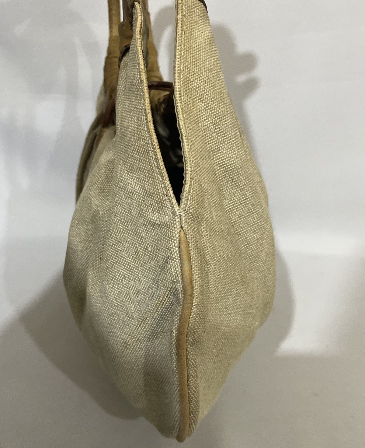 Vivienne Westwood Vintage Canvas Hobo Tote Bag - Medium Size ONE SIZE - 12 Thumbnail
