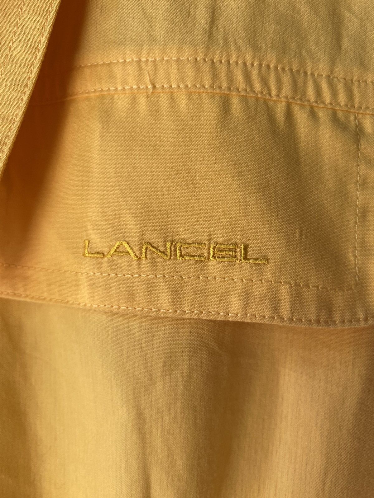 Lancel LANCEL Yellow Long-Sleeve Shirt Size L / US 10 / IT 46 - 6 Thumbnail